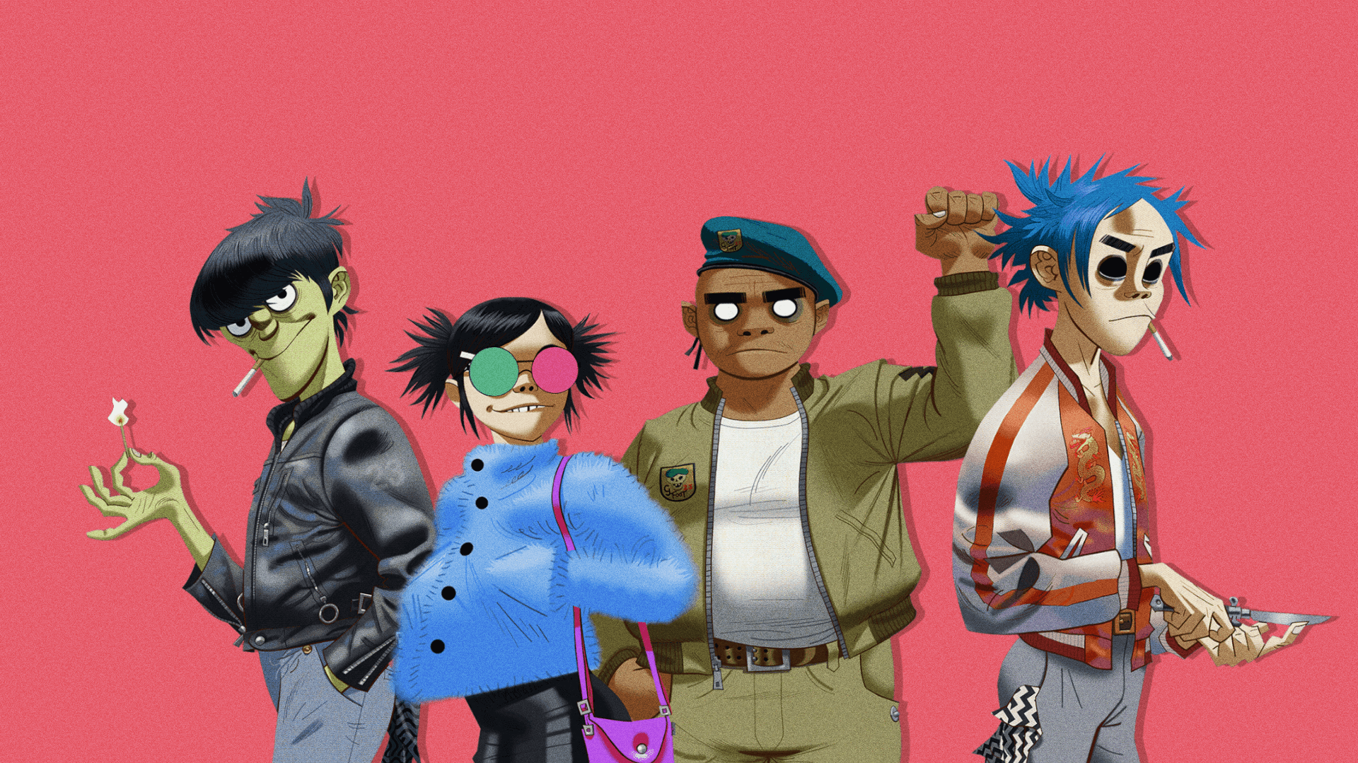 Gorillaz Full HD 1080p Wallpaper 1920x1080