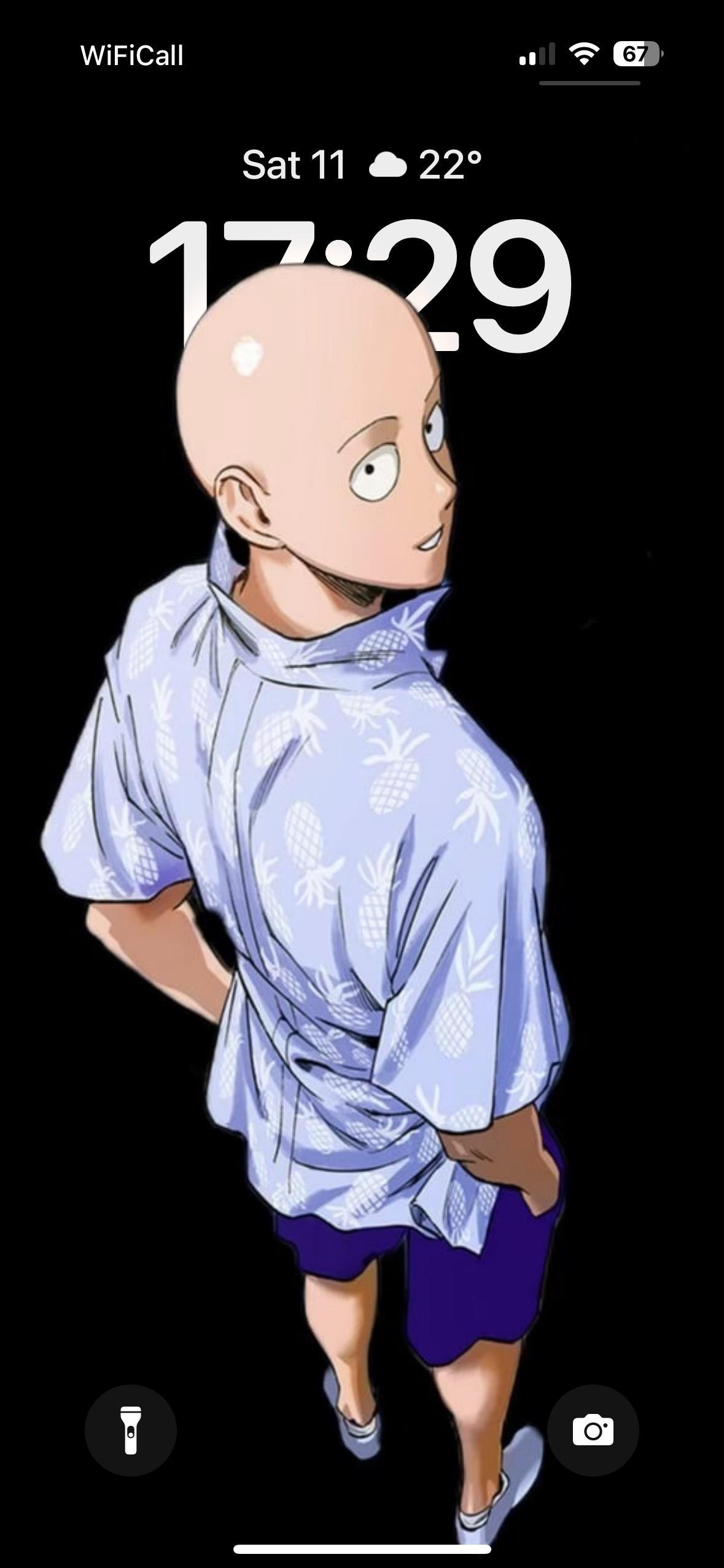 One Punch Man iPhone 15 Pro Wallpaper 1179x2556