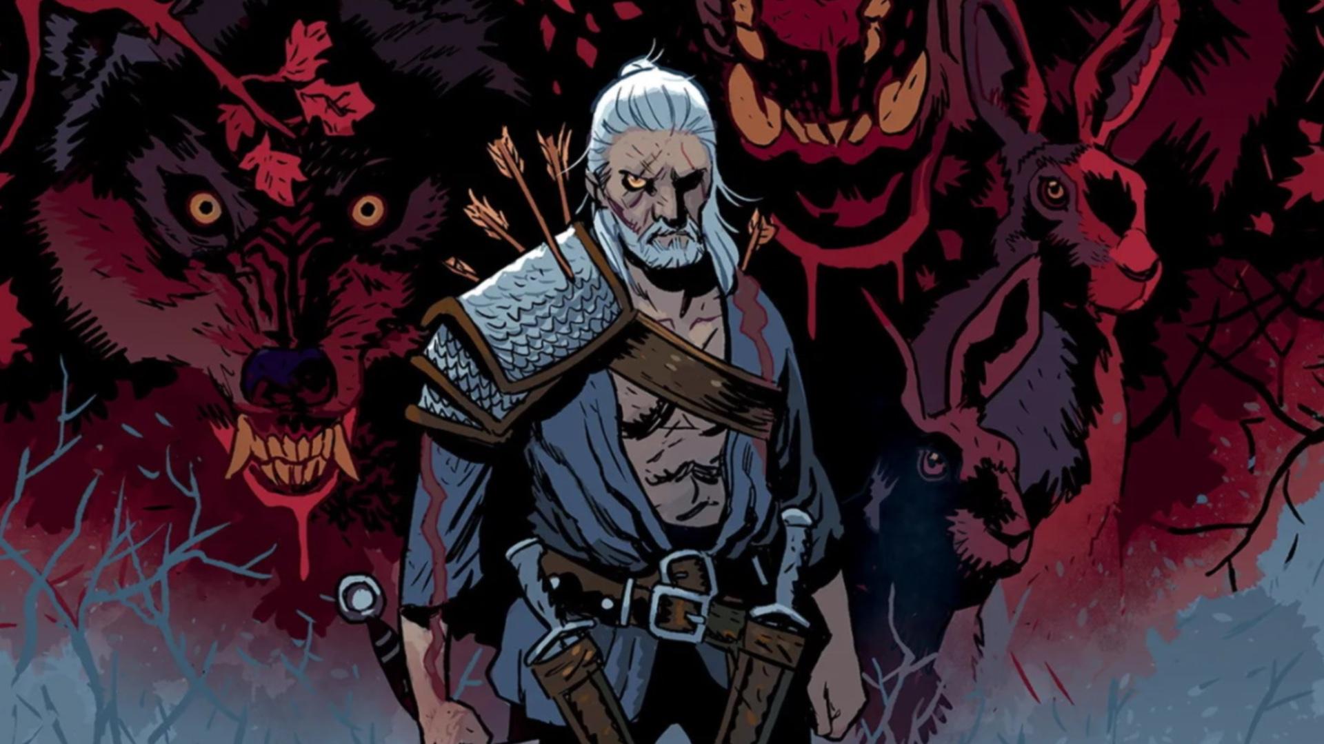 Cartoon The Witcher Full HD 1080p Wallpaper 1920x1080