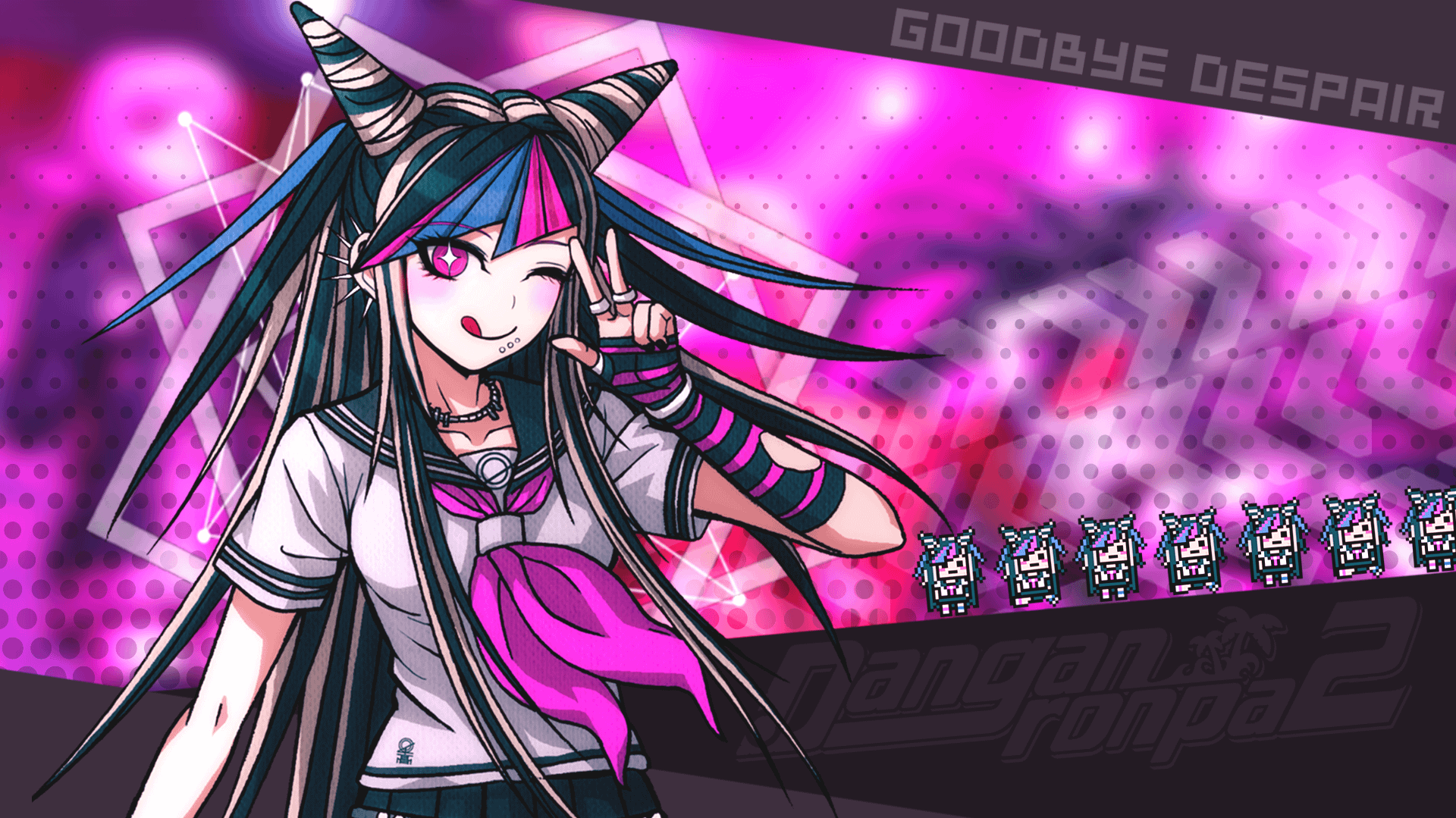 Ibuki Mioda Full HD 1080p Wallpaper 1920x1080