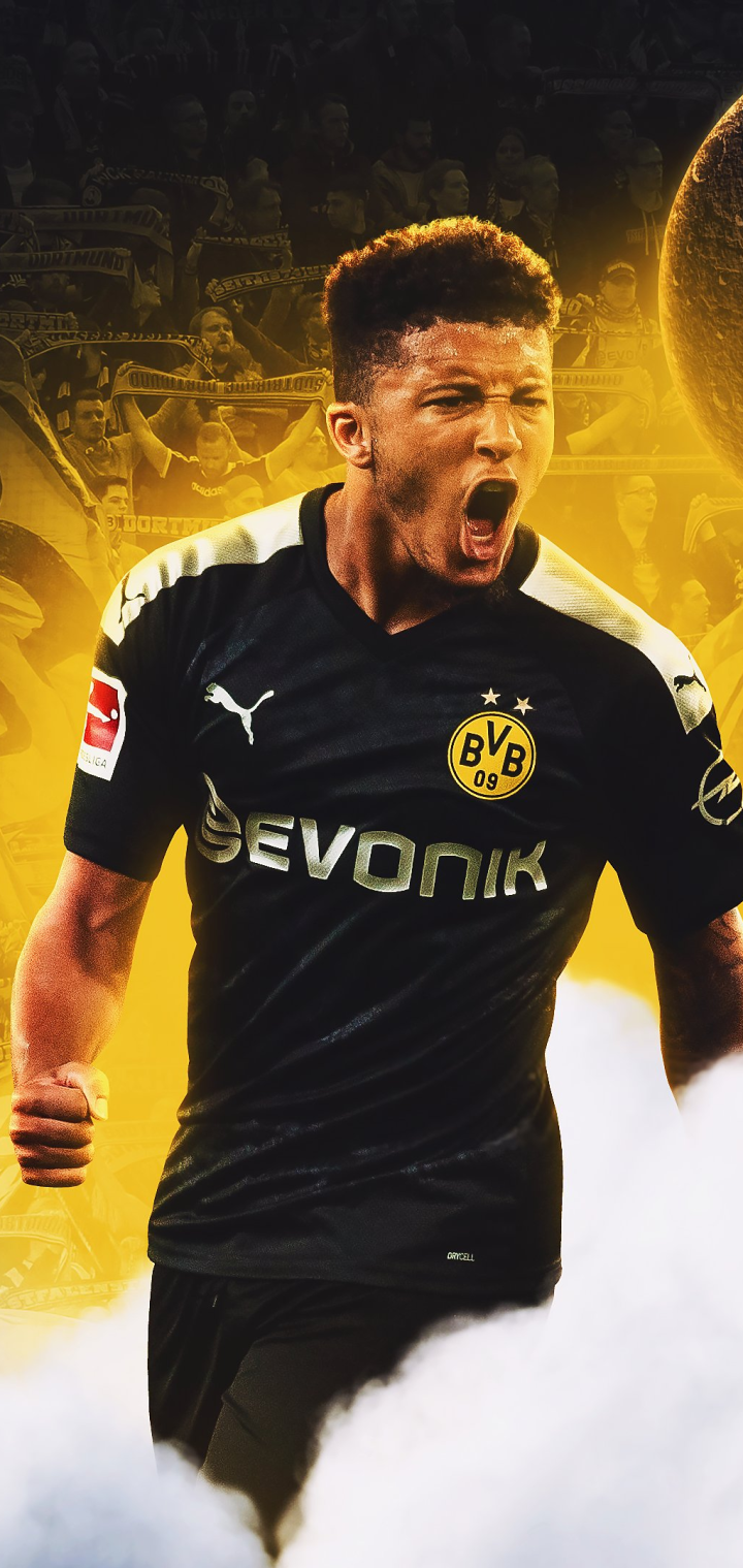 Jadon Sancho Mobile Wallpaper 720x1520