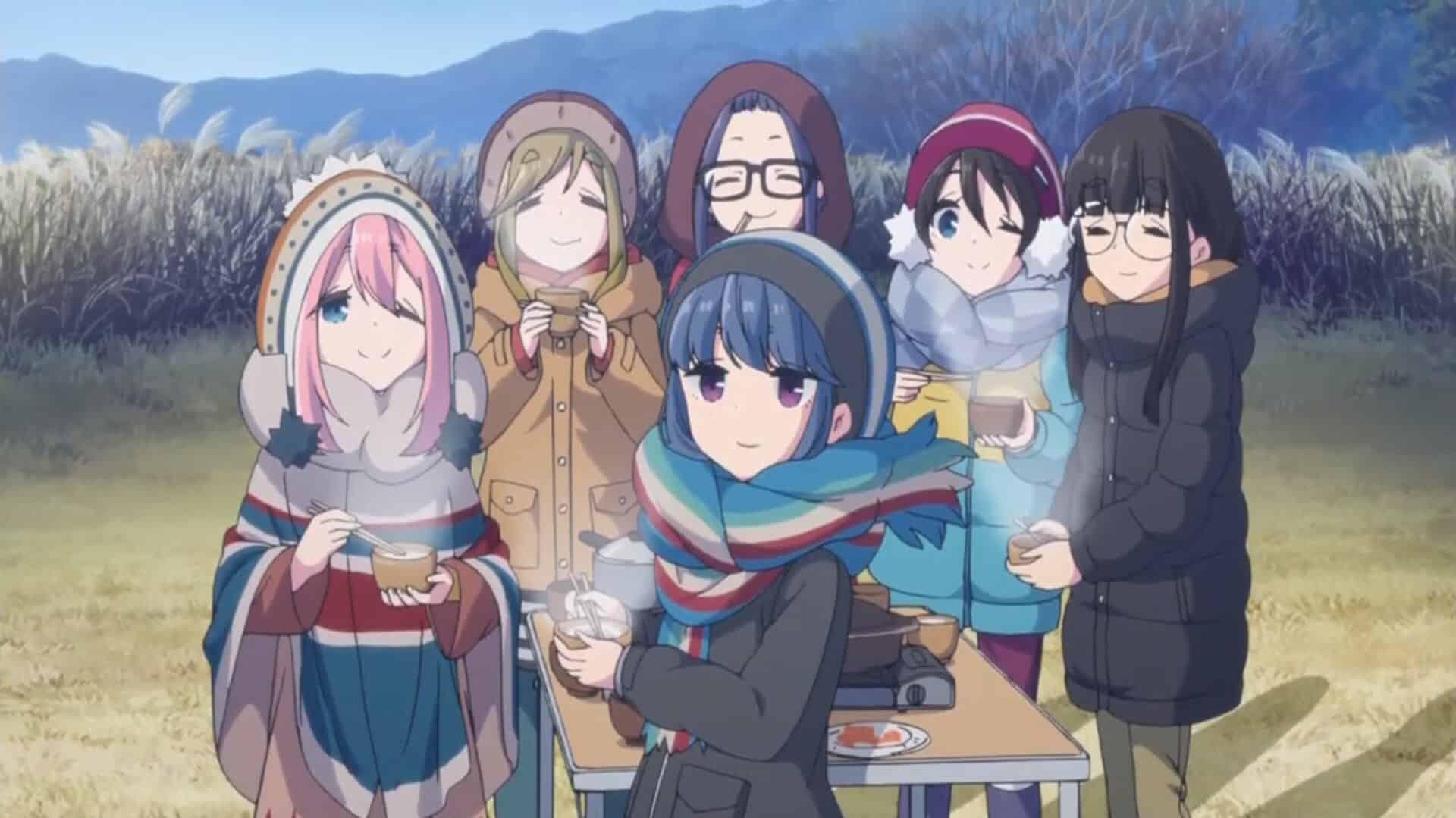 Laid Back Camp Full HD 1080p Wallpaper 1920x1080