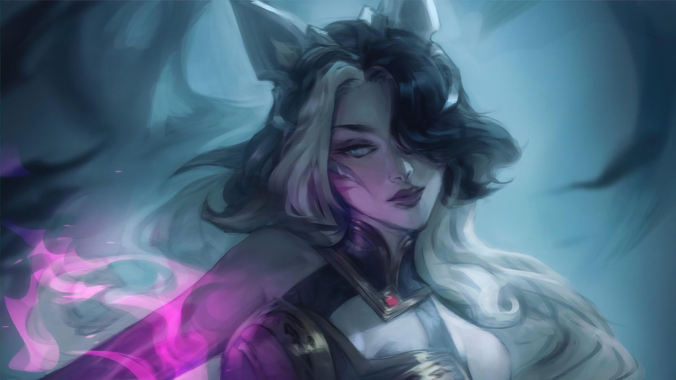 Ahri 2k QHD Wallpaper 2560x1440