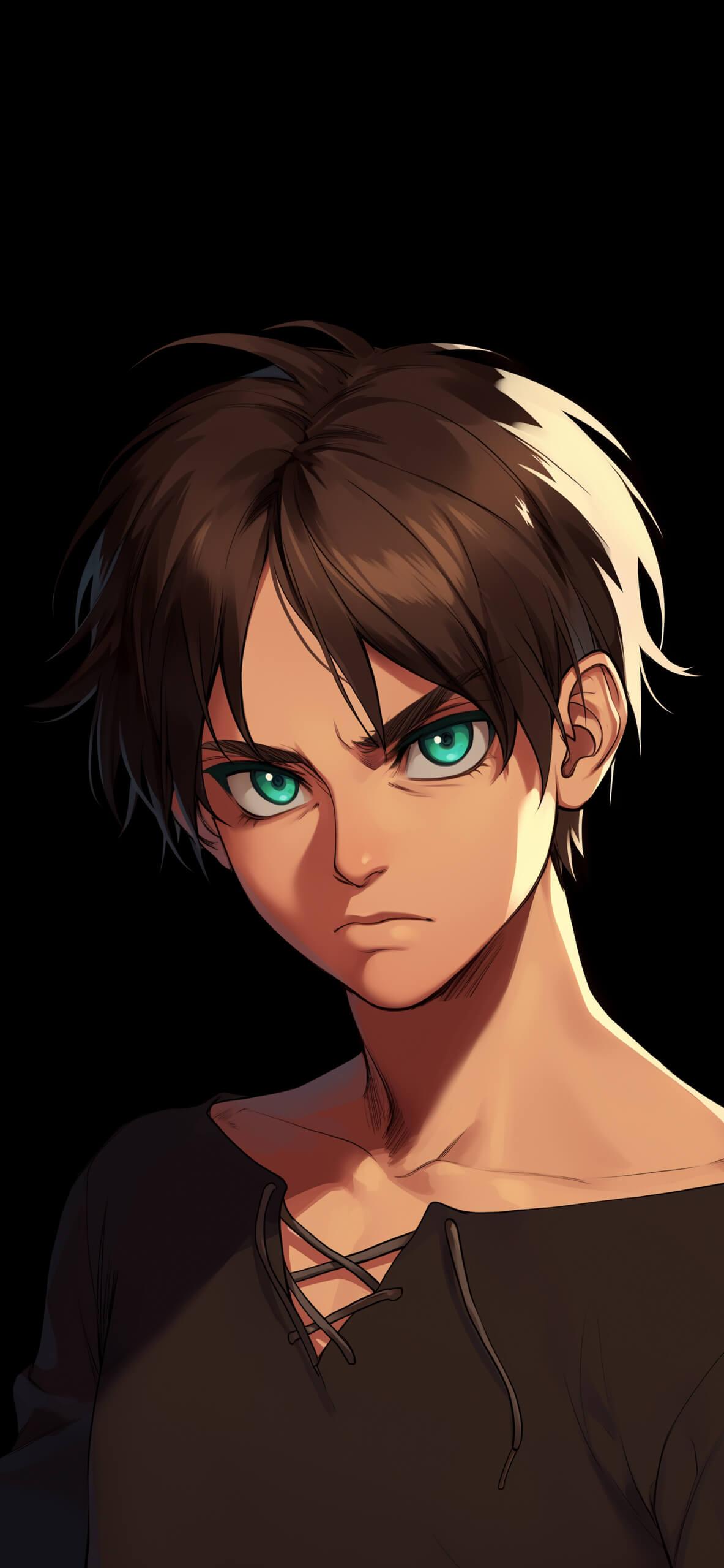 Eren Yeager Android Wallpaper Image 1183x2560