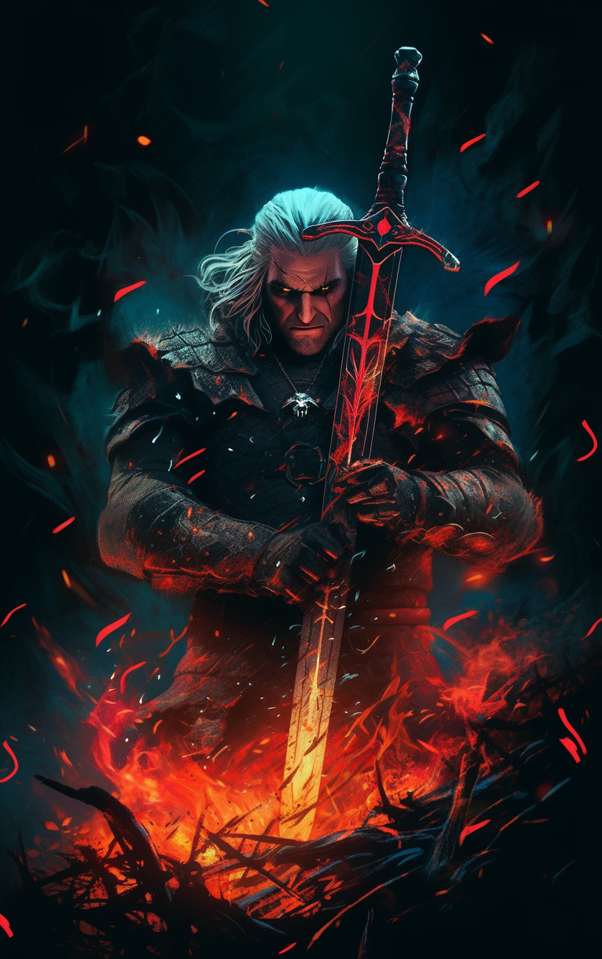 Geralt Of Rivia Wallpaper for Mobile 864x1376