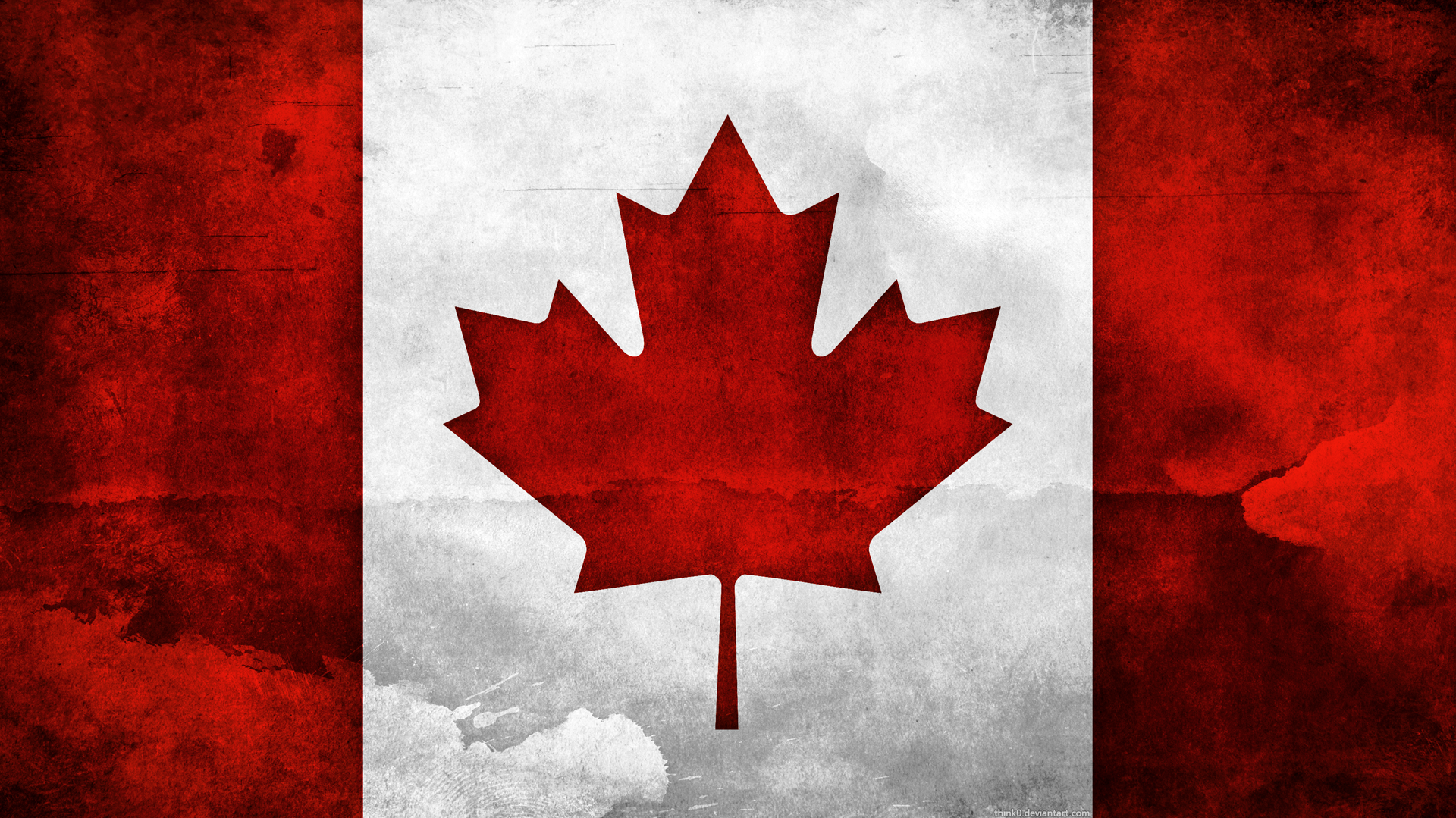 Canada Flag Full HD 1080p Wallpaper 1920x1080