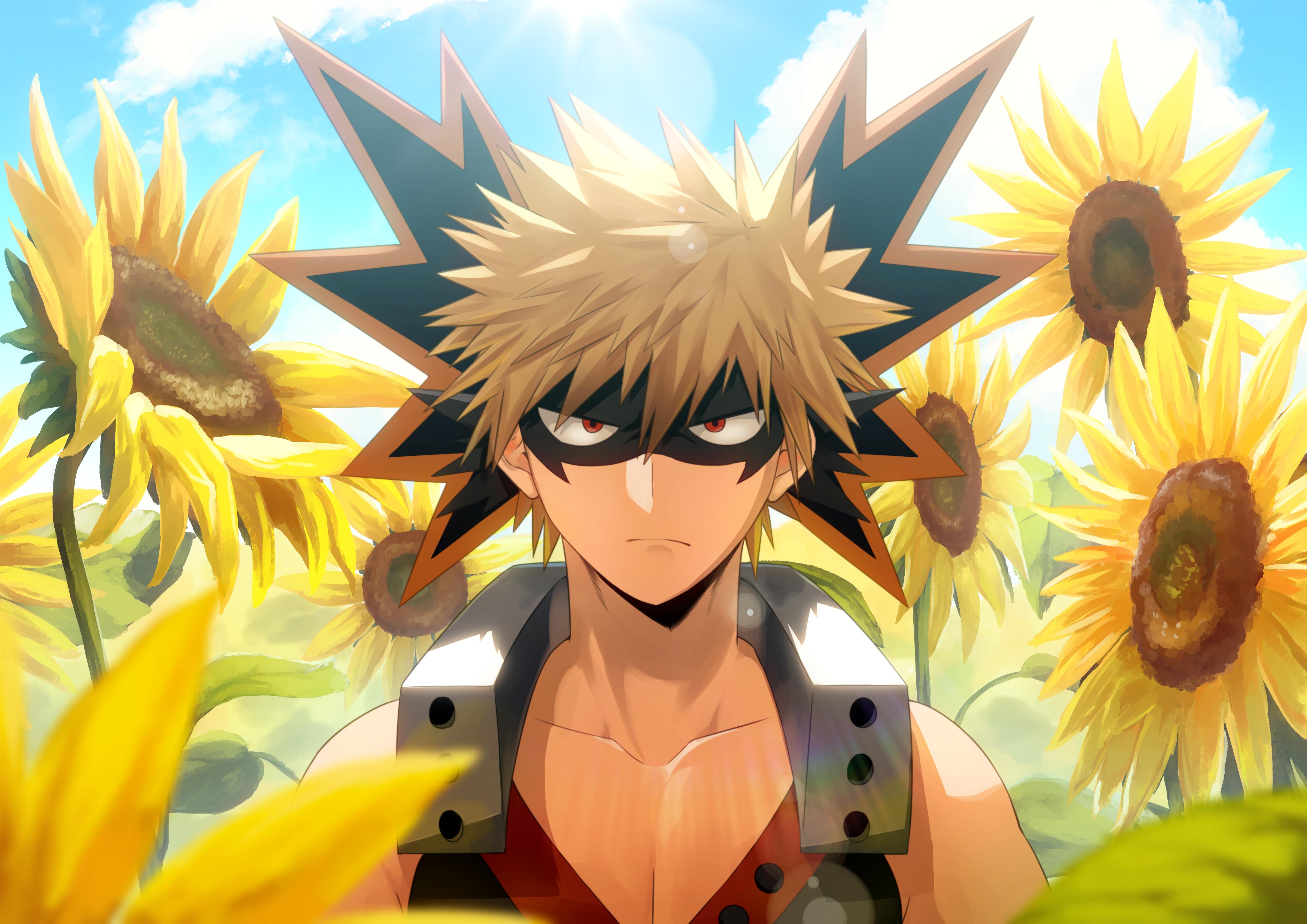 Katsuki Bakugo Laptop Background 4093x2894