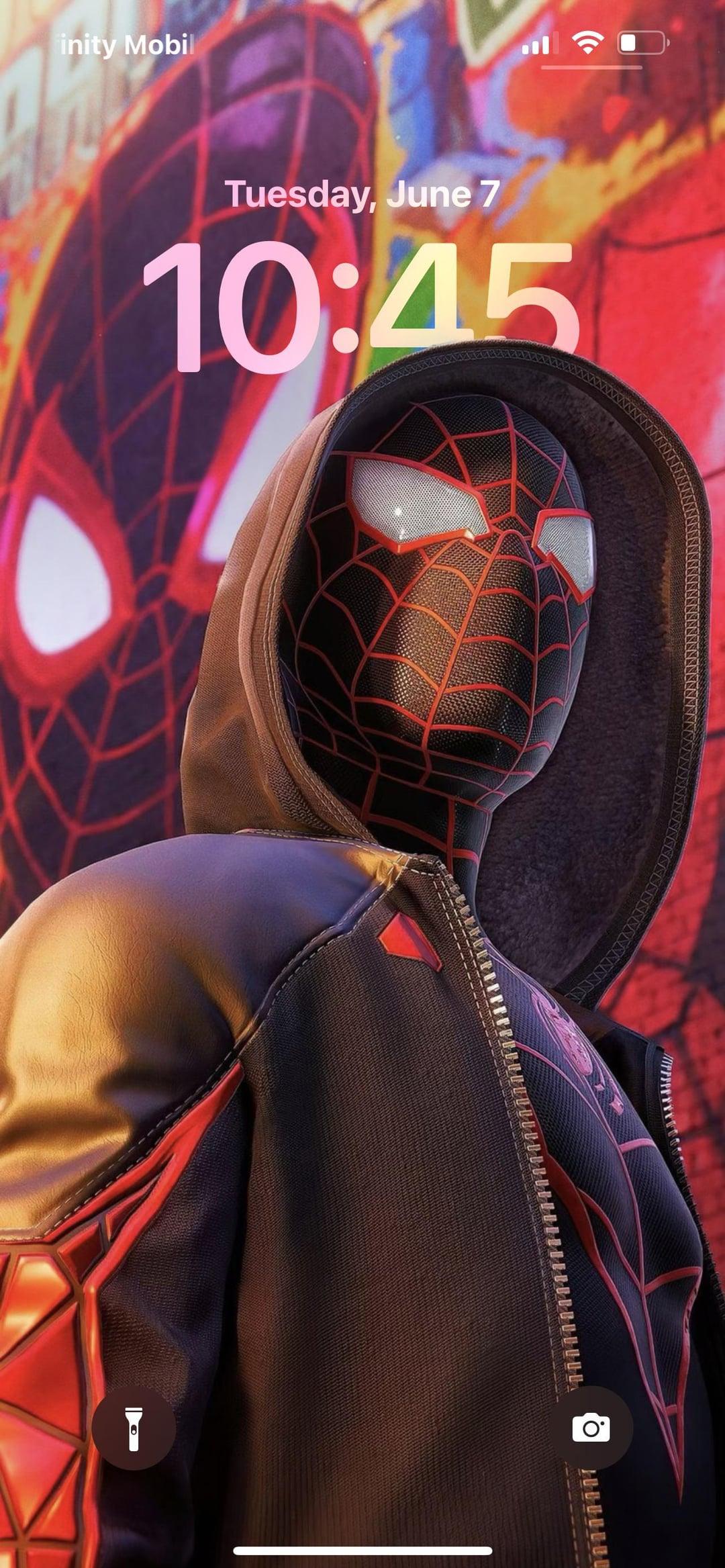 Miles Morales Android Wallpaper 1080x2336
