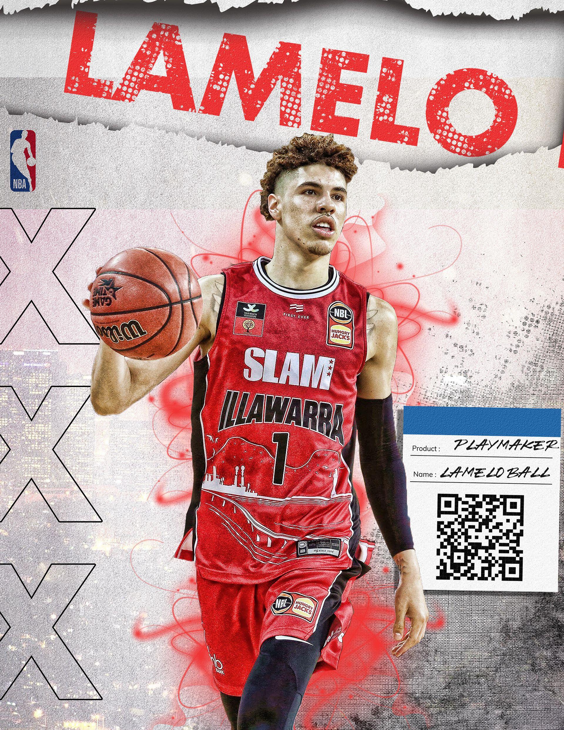 Lamelo Ball Phone Background Image 1920x2485