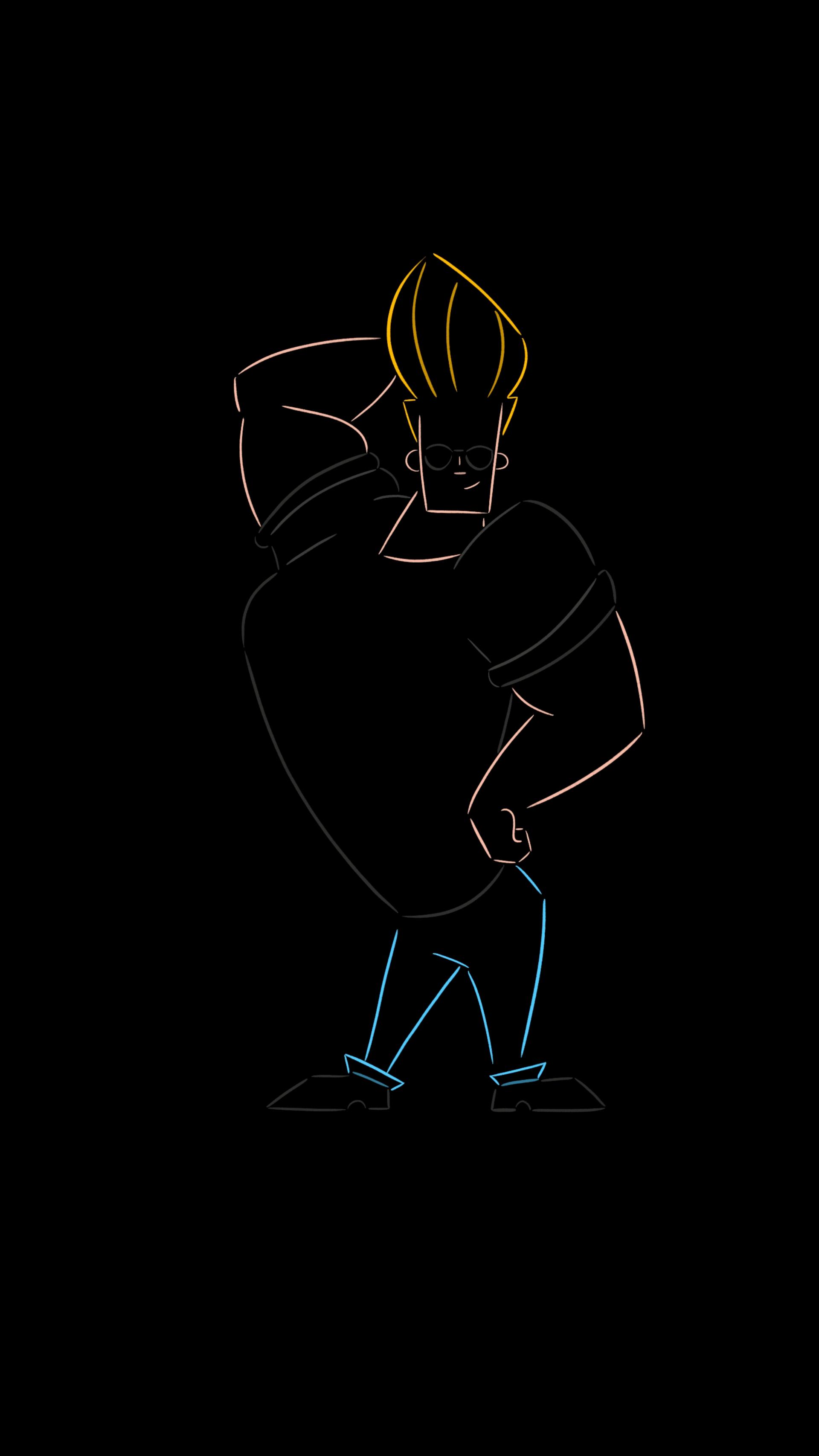 Johnny Bravo Android Wallpaper 1920x3415