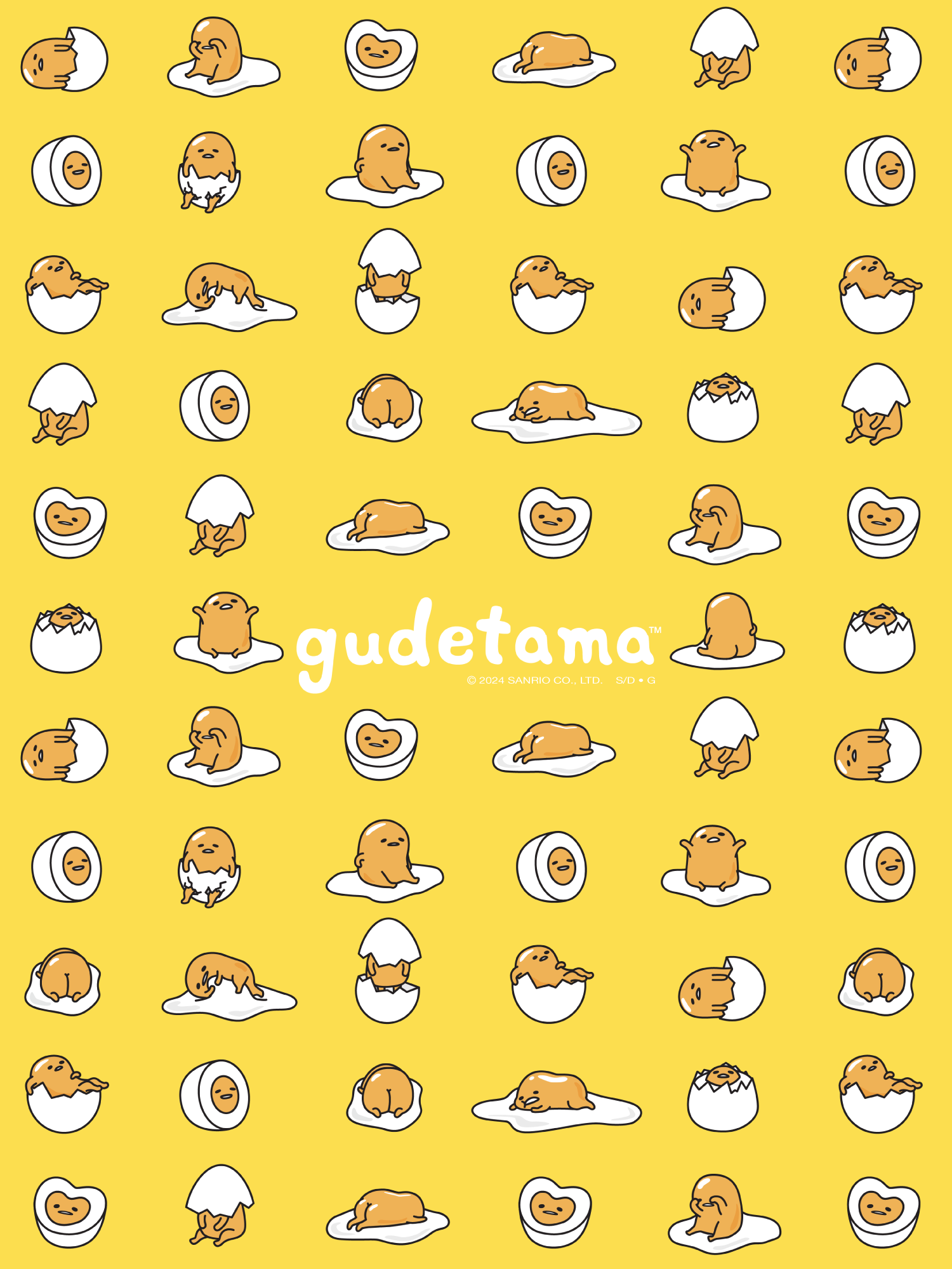 Gudetama Android Wallpaper Image 1500x2000