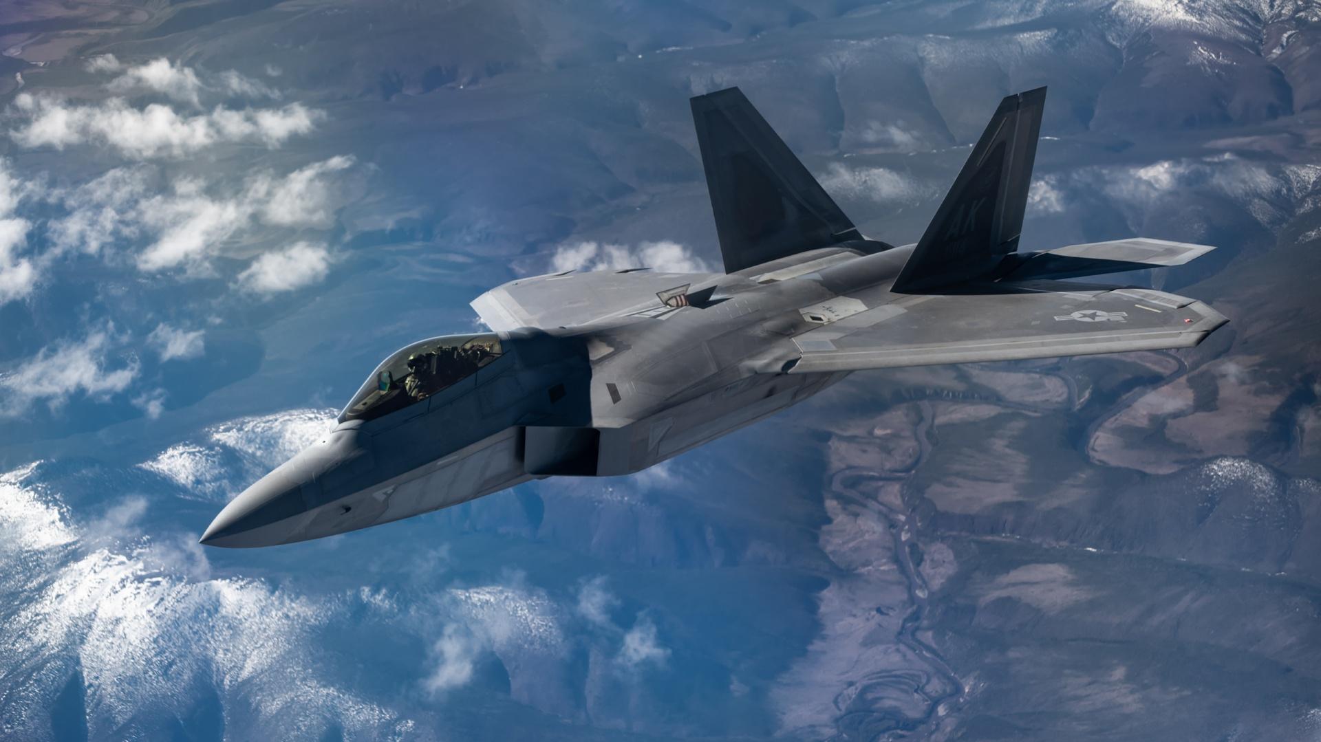 F 22 Raptor Full HD 1080p Wallpaper 1920x1080