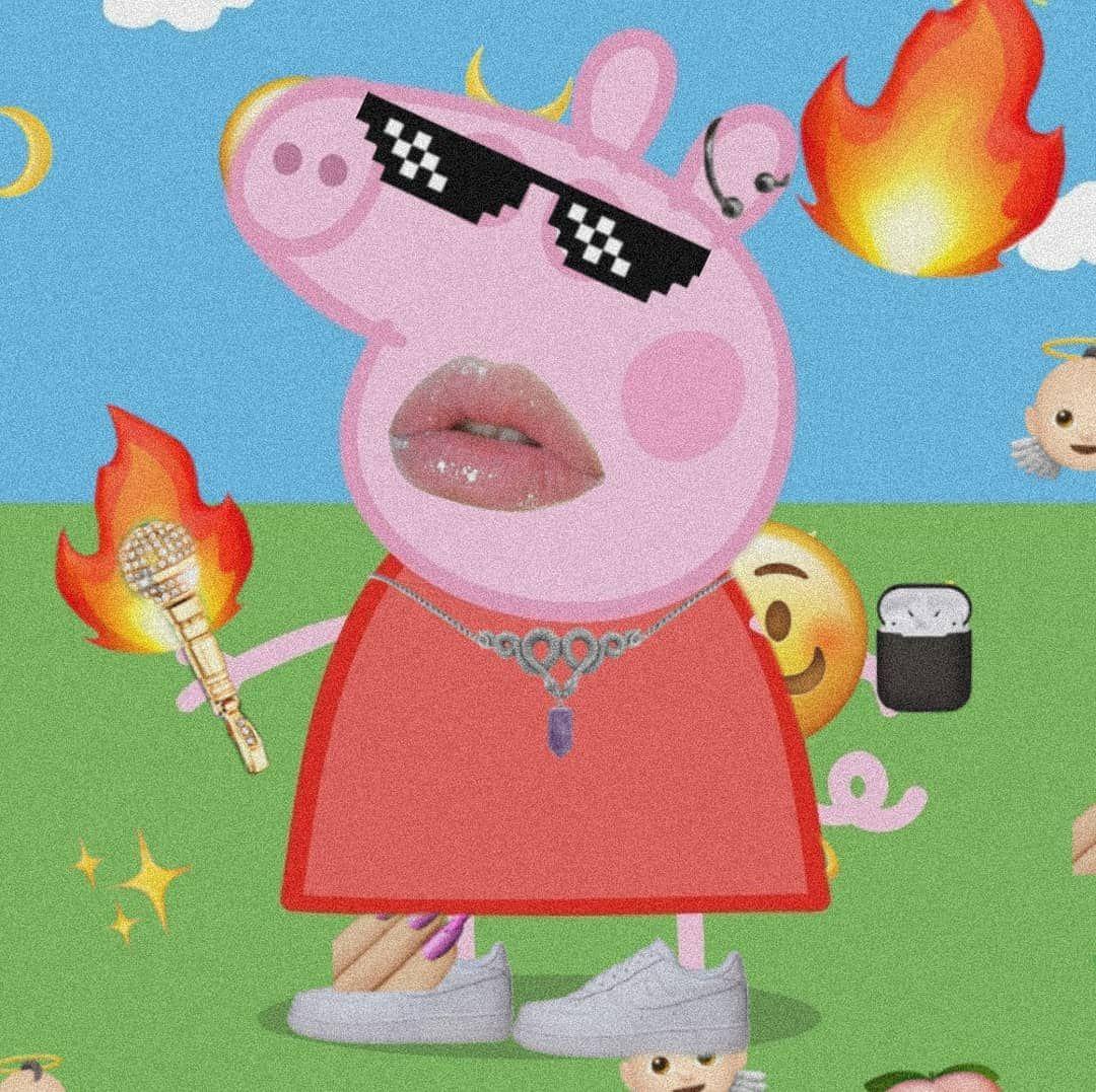 Peppa Pig HD Wallpaper 1080x1078