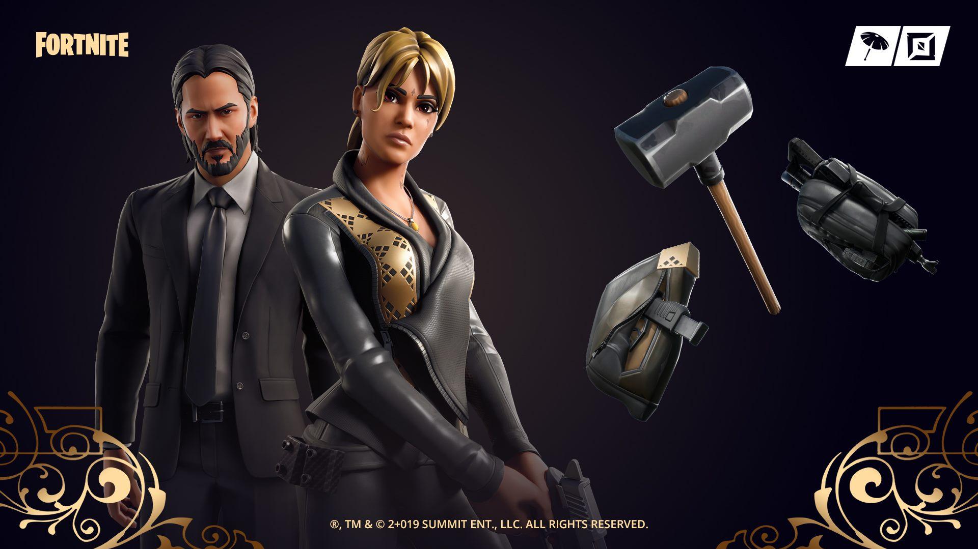 John Wick Fortnite Full HD 1080p Wallpaper 1920x1080