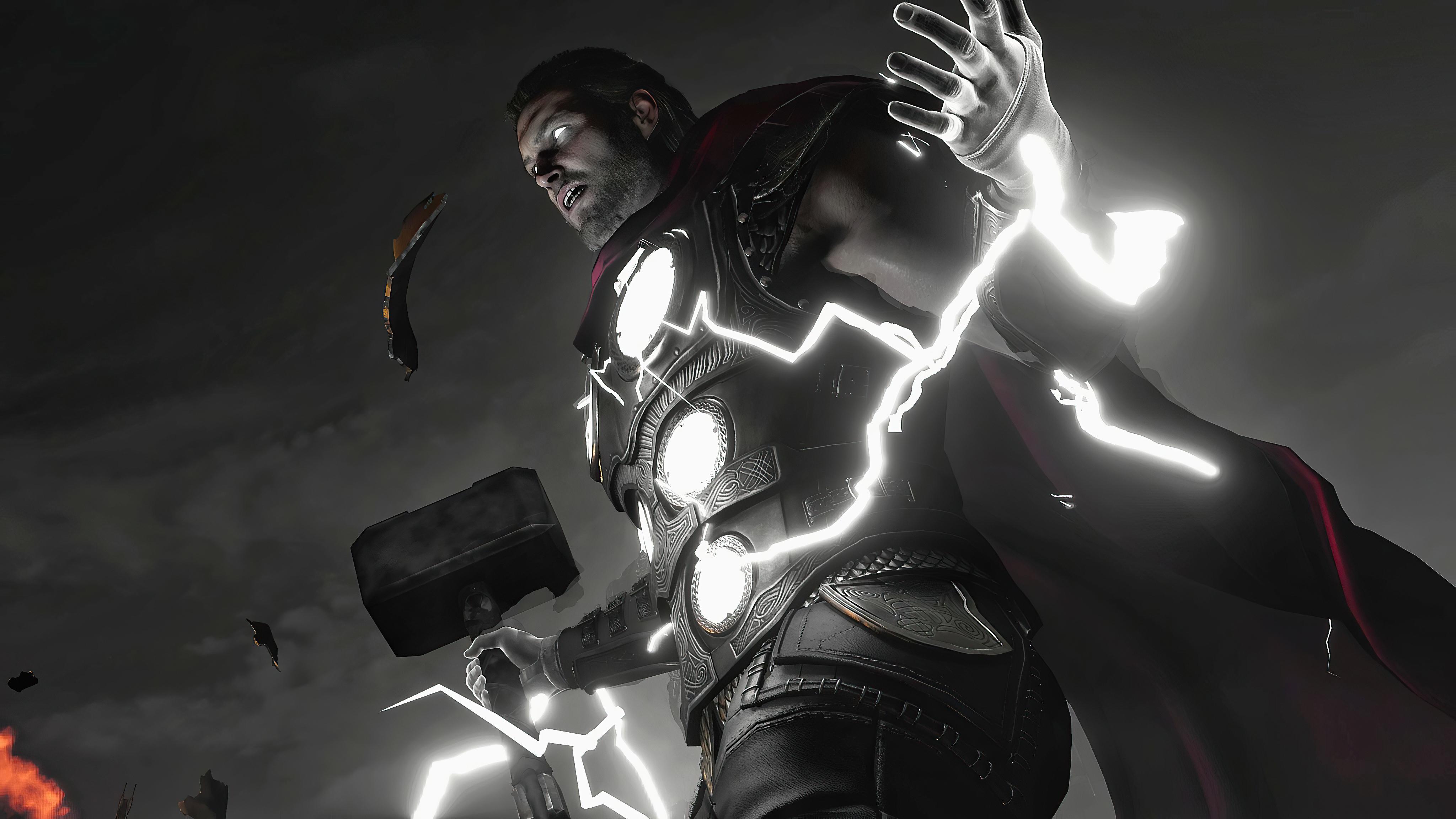 Thor Desktop HD Wallpaper 4096x2304