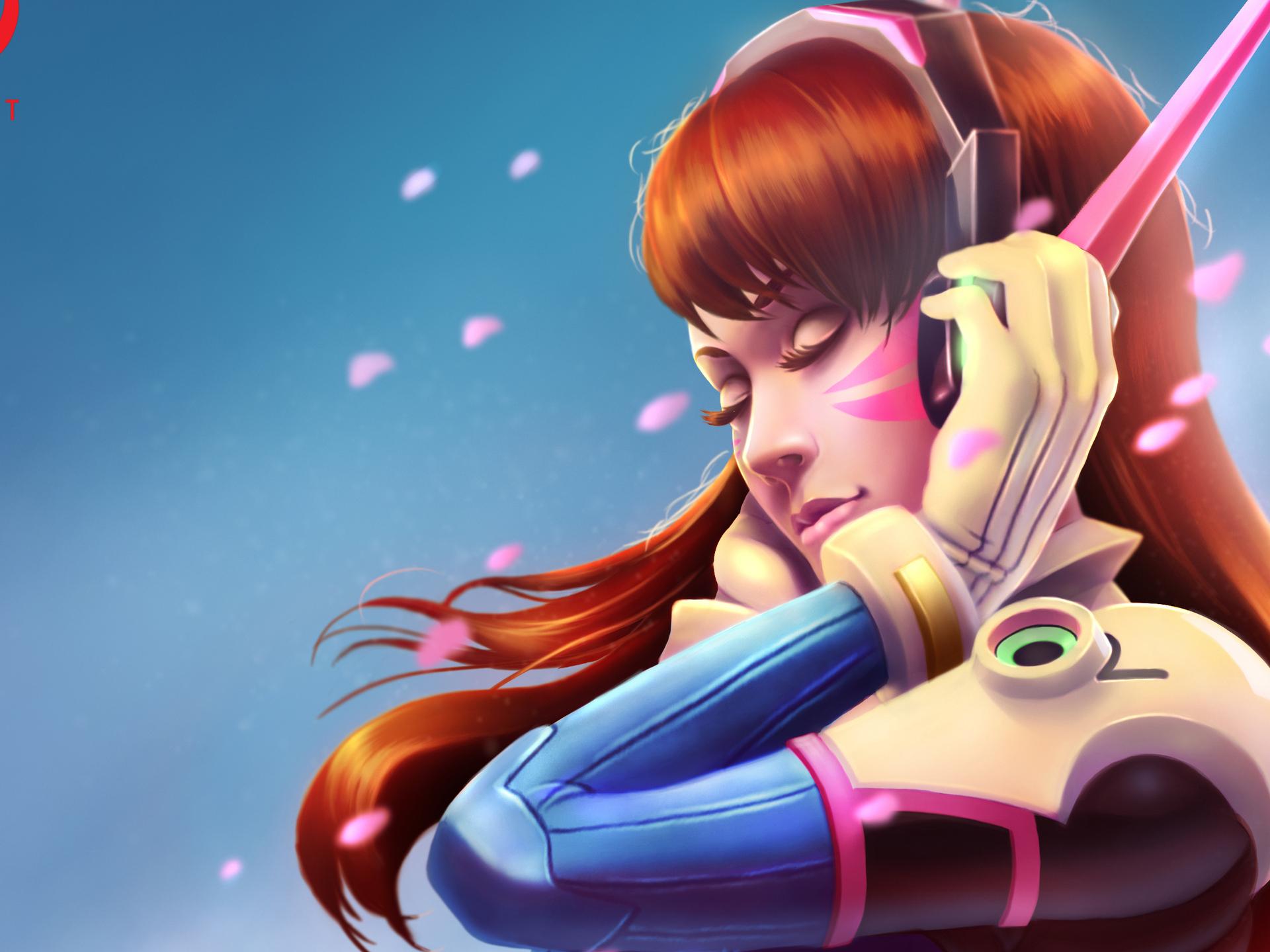 Dva Overwatch MacBook Background 1920x1440