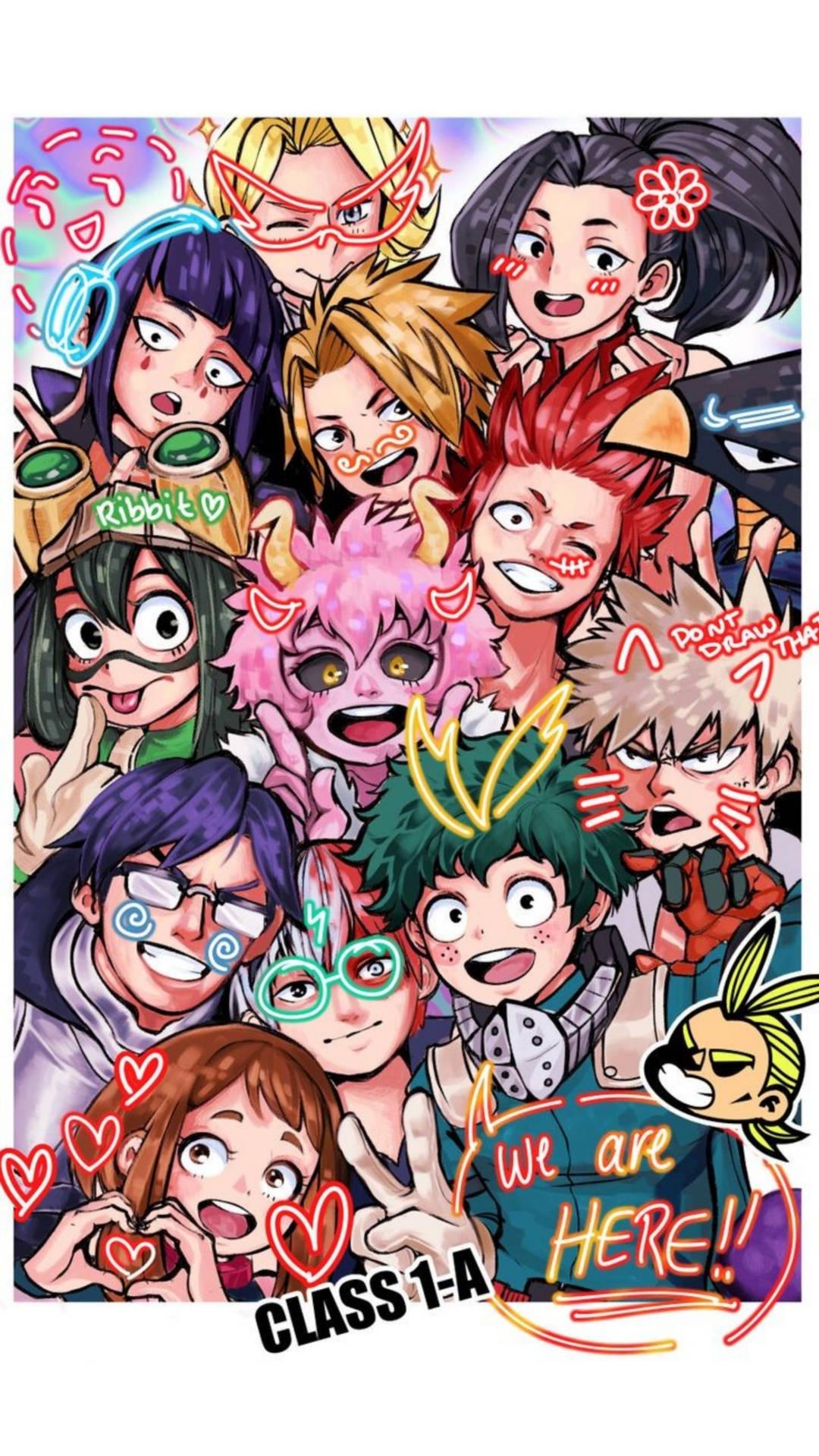 My Hero Academia Phone HD Background 1080x1920