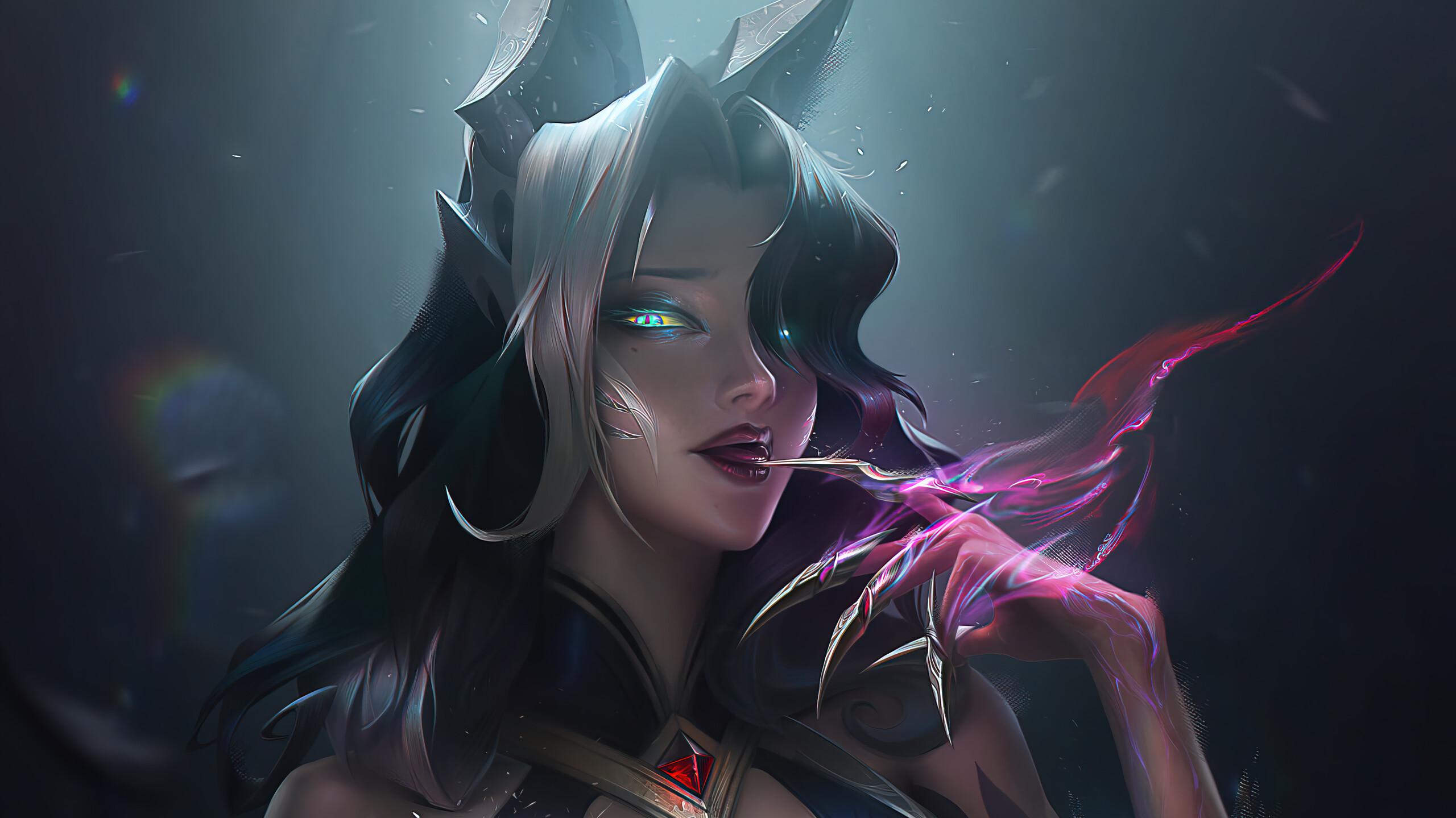 Ahri 2k QHD Wallpaper 2560x1440