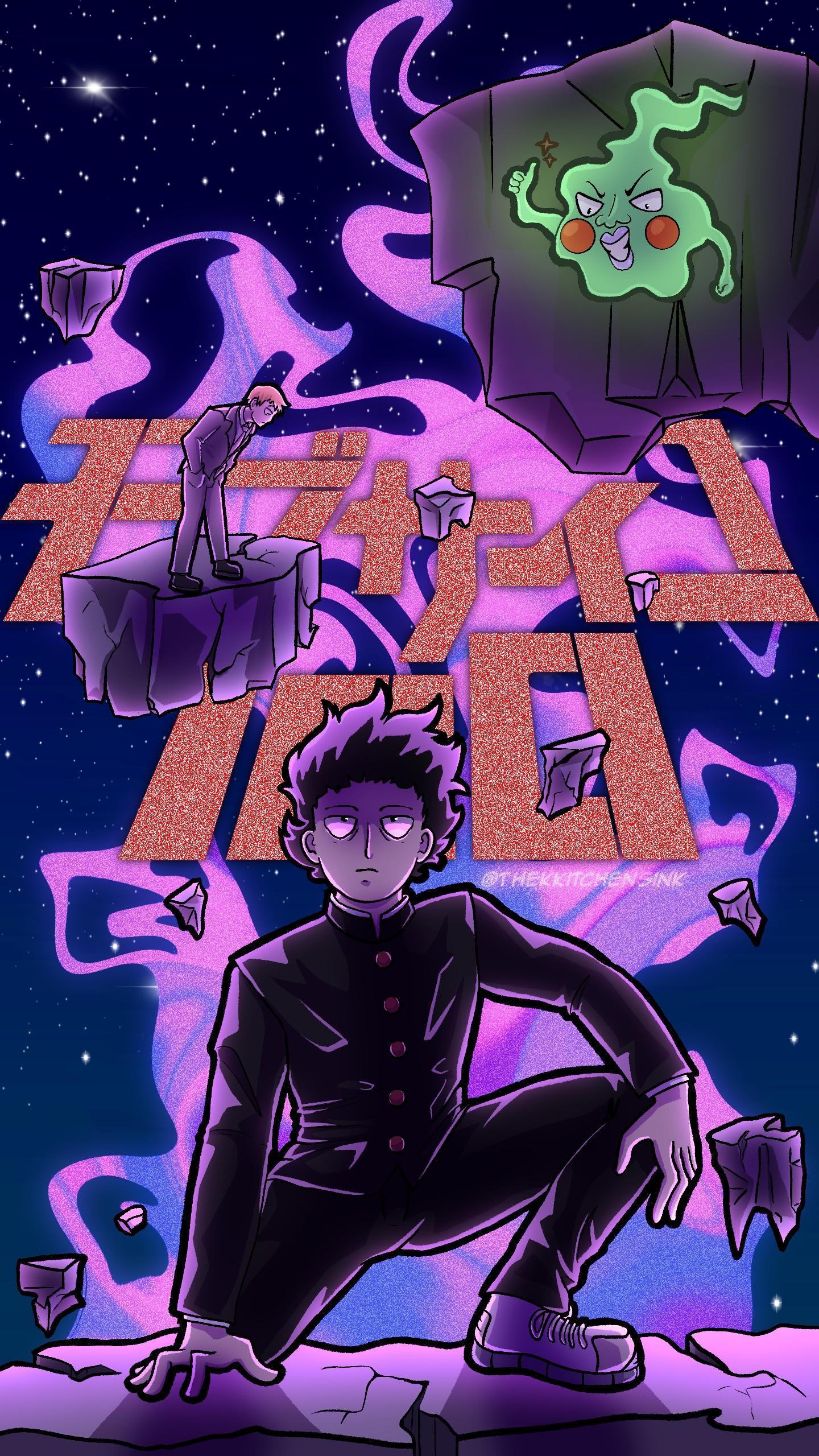 Mob Psycho Wallpaper for Mobile 1440x2560