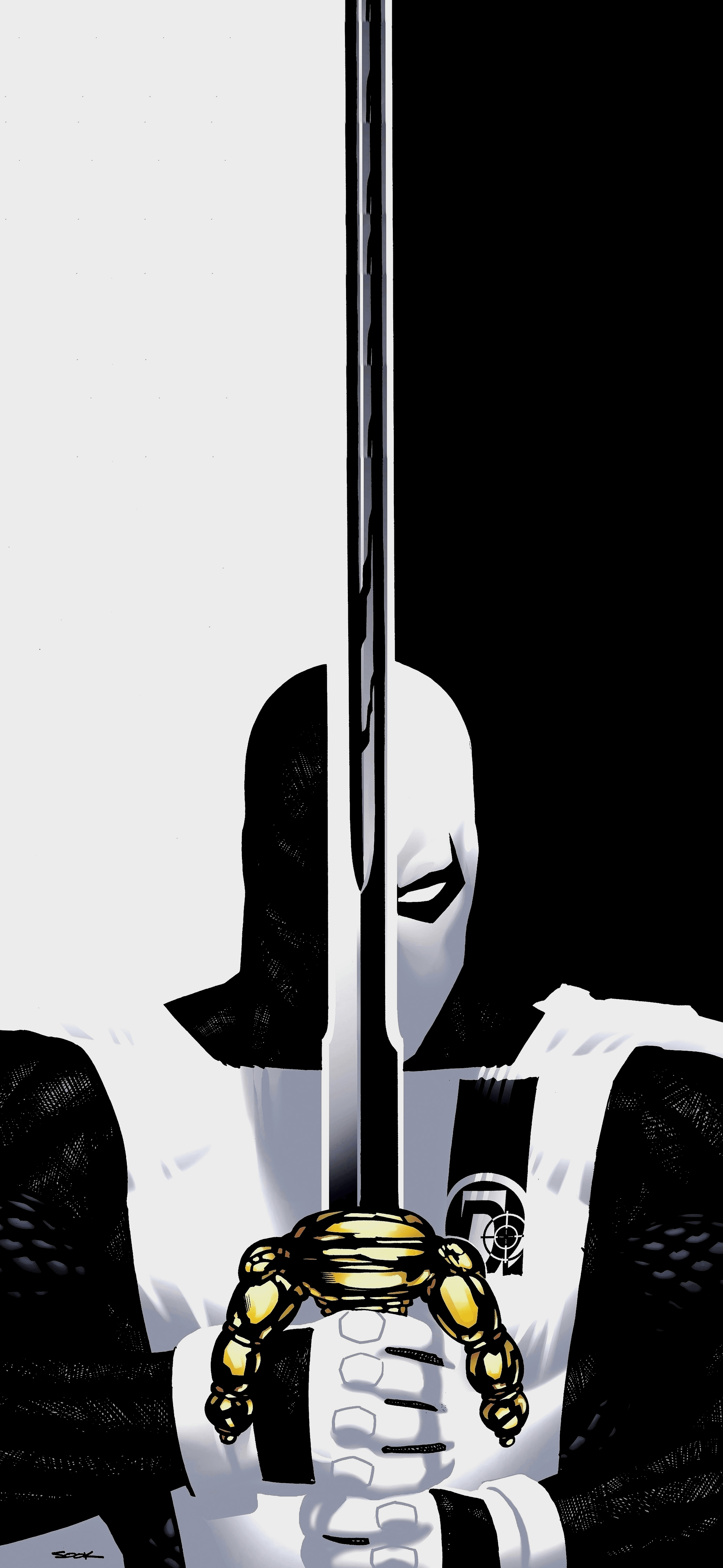 Deathstroke Phone Background Image 2041x4424