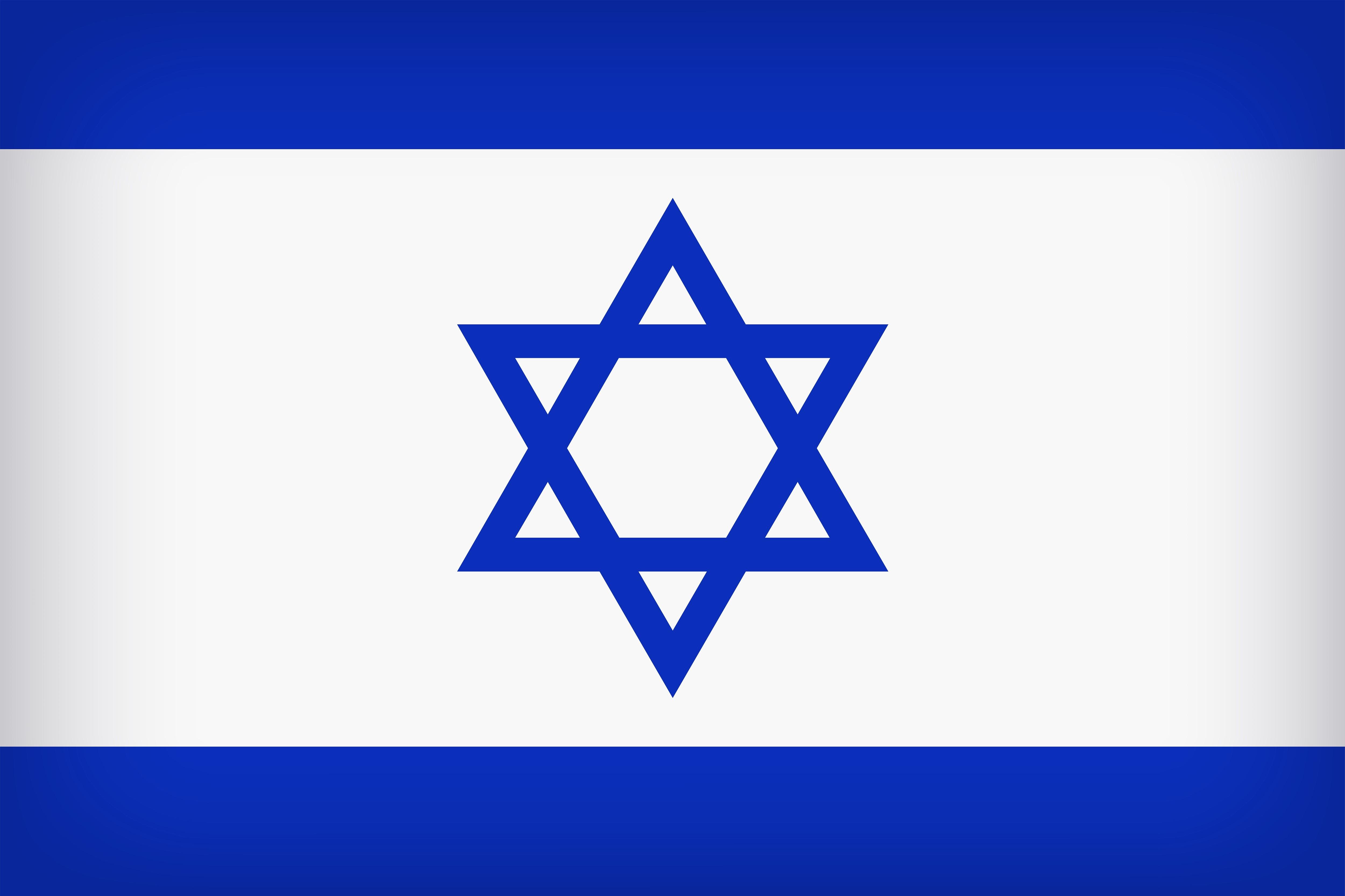 Israel Flag Laptop Background 5000x3333