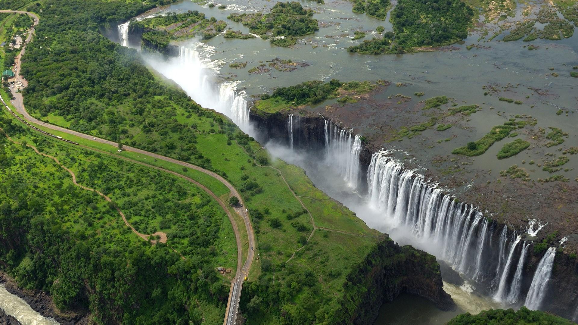 Victoria Falls Full HD 1080p Wallpaper 1920x1080