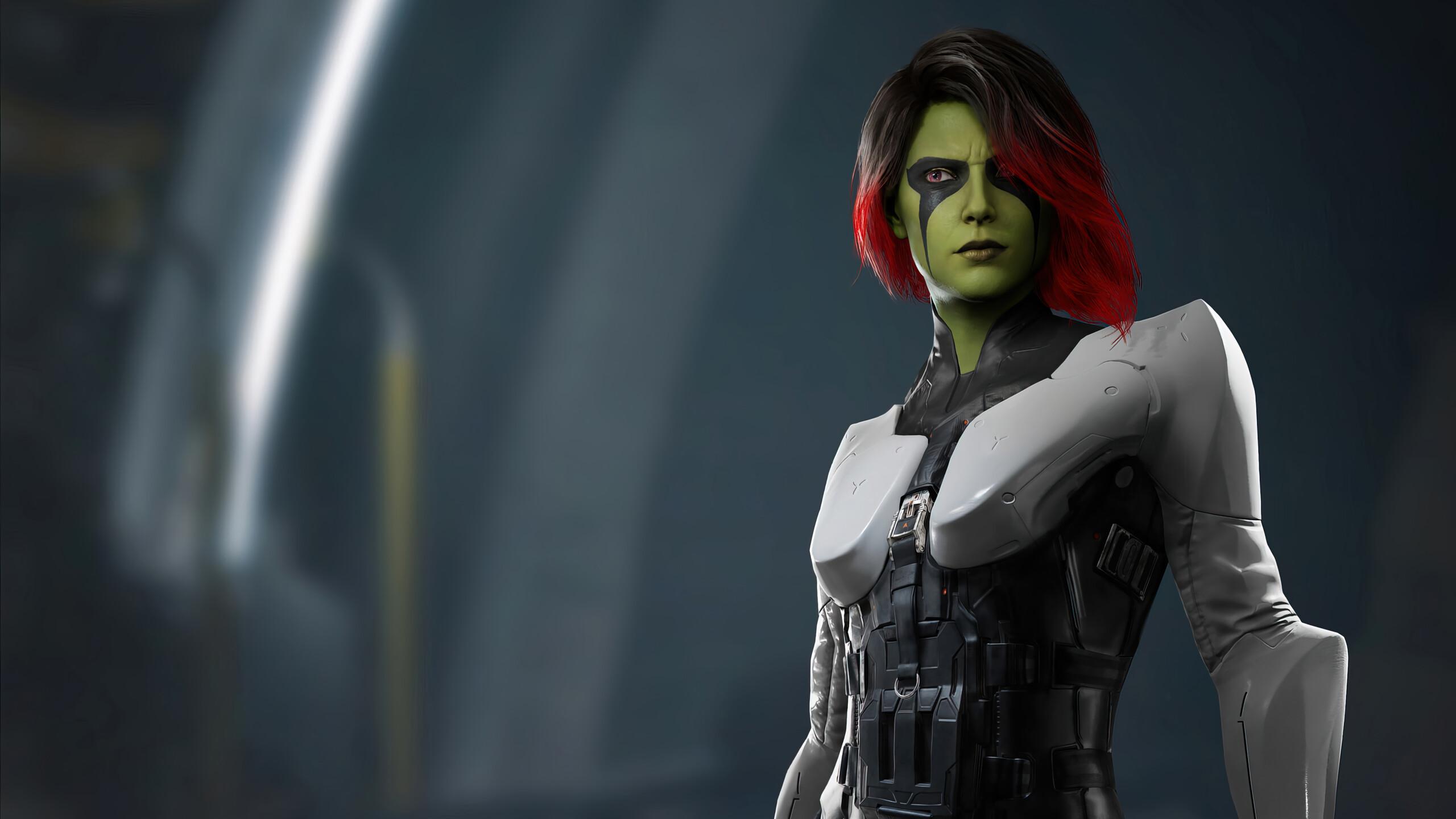 Gamora 2k QHD Wallpaper 2560x1440