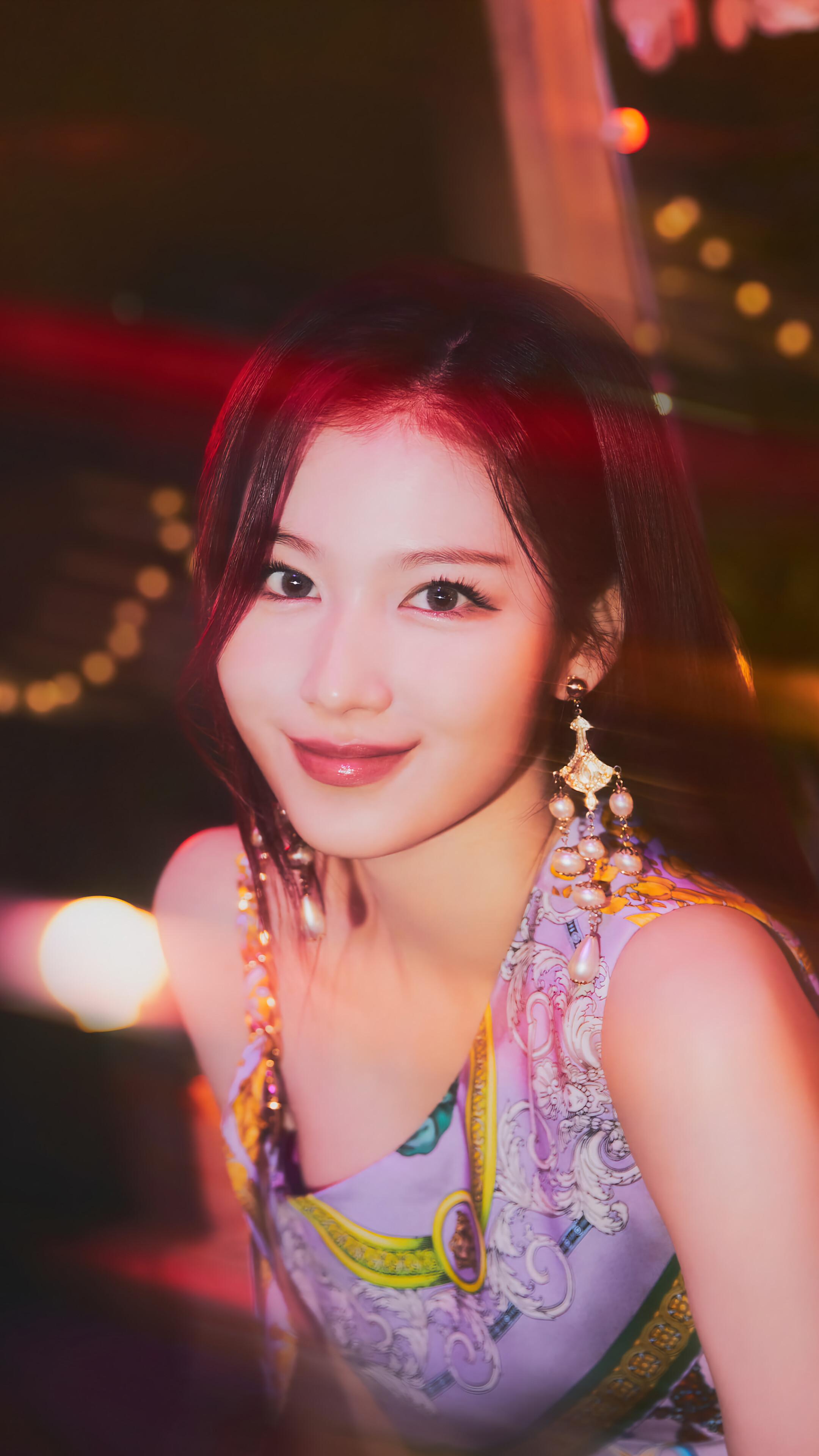 Minatozaki Sana 4k Phone Wallpaper 2160x3840