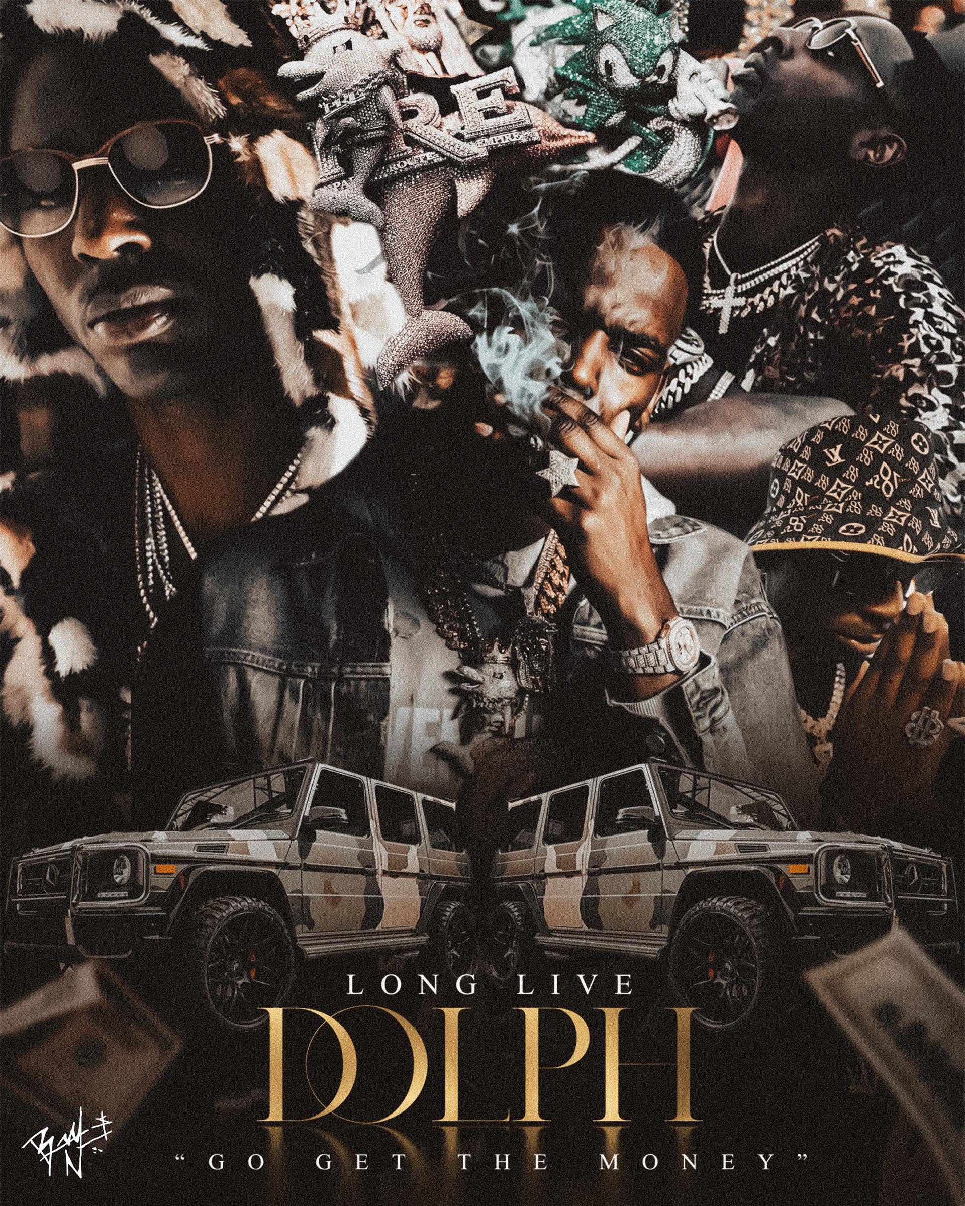 Young Dolph iPhone Background 1920x2400