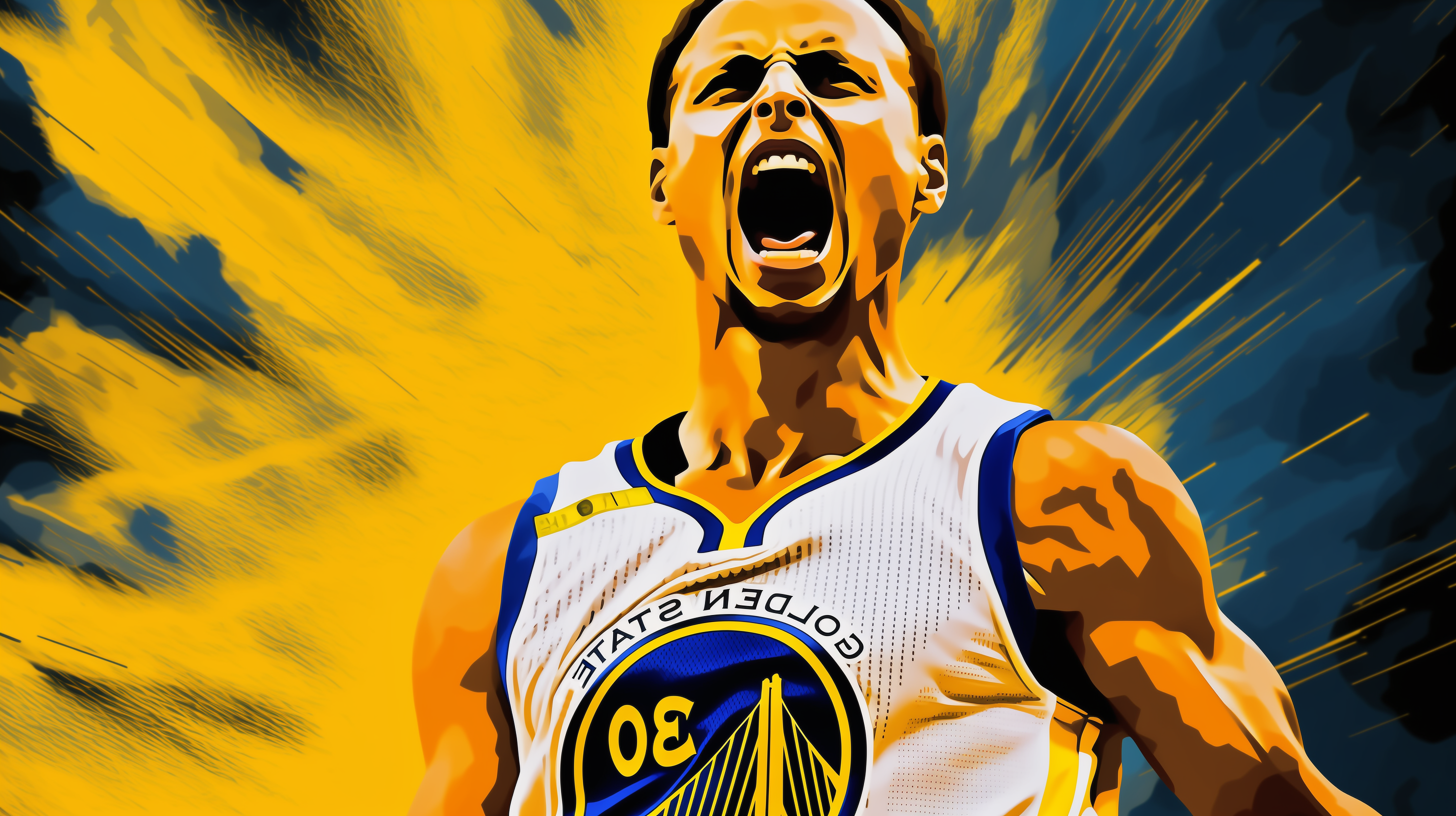 Stephen Curry Laptop Background 2912x1632