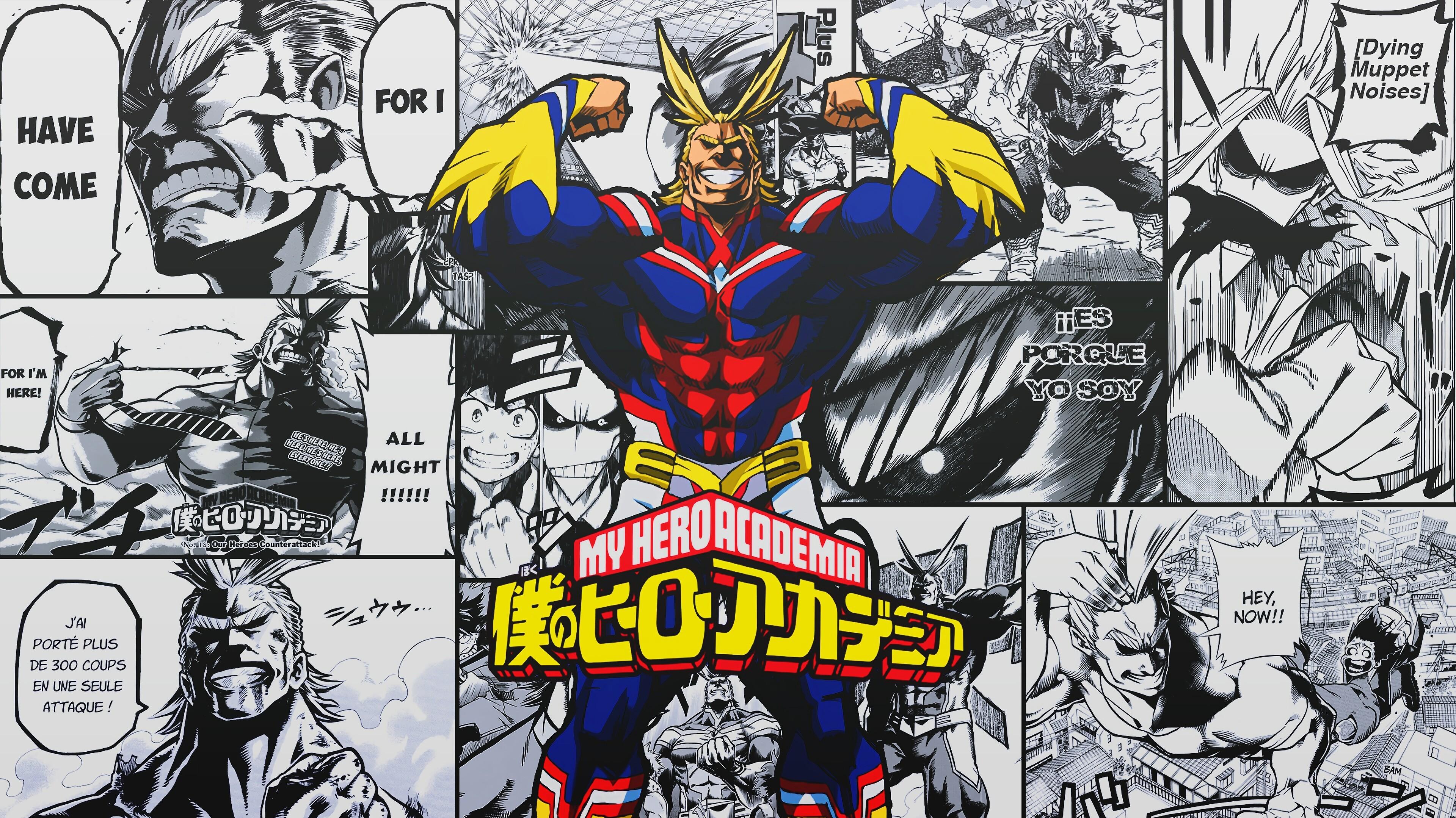 All Might 4k UHD Wallpaper 3840x2160