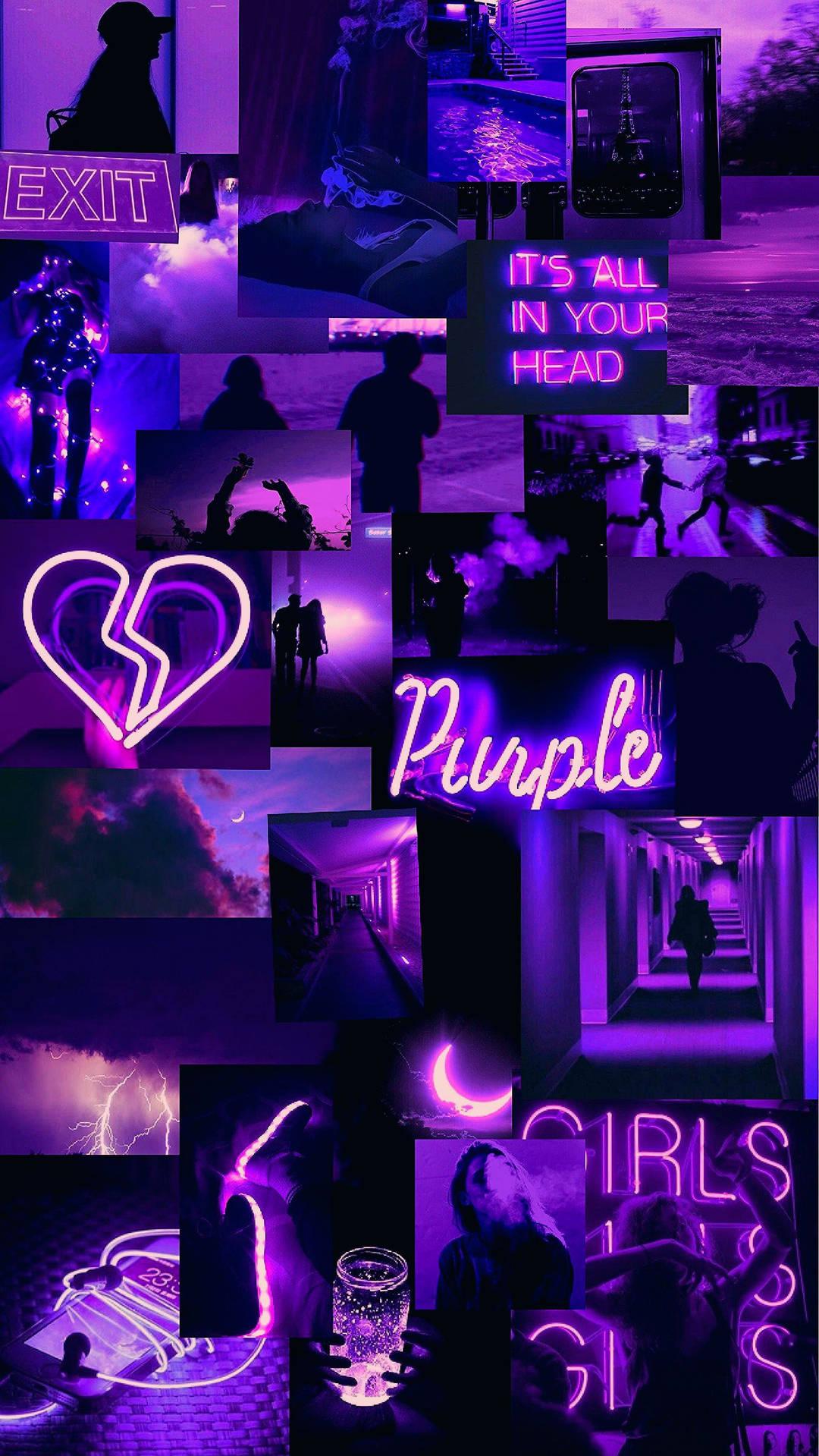 Purple Aesthetic Phone Background Image 1080x1920