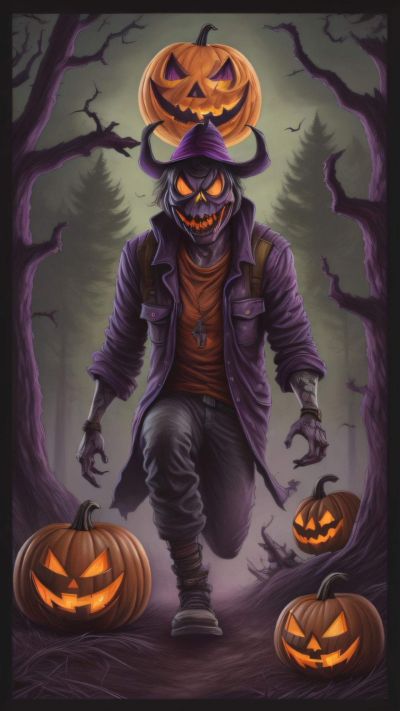 Jack Olantern Phone Background Image 1280x2276