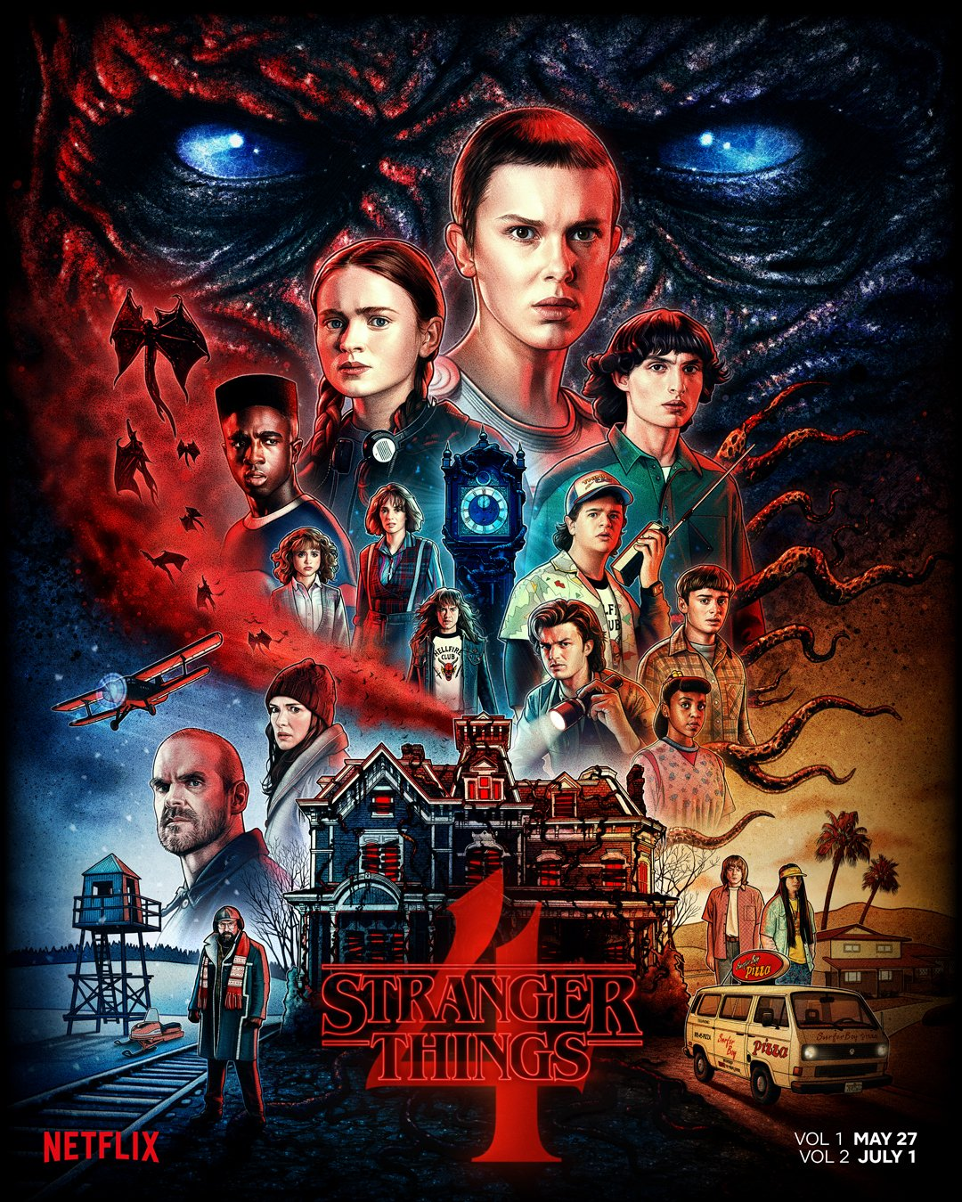 Stranger Things 4 Mobile Wallpaper 1080x1350