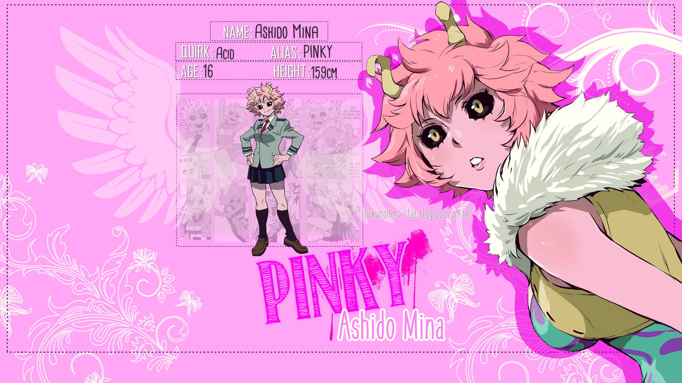 Mina Ashido Background Image 2200x1236