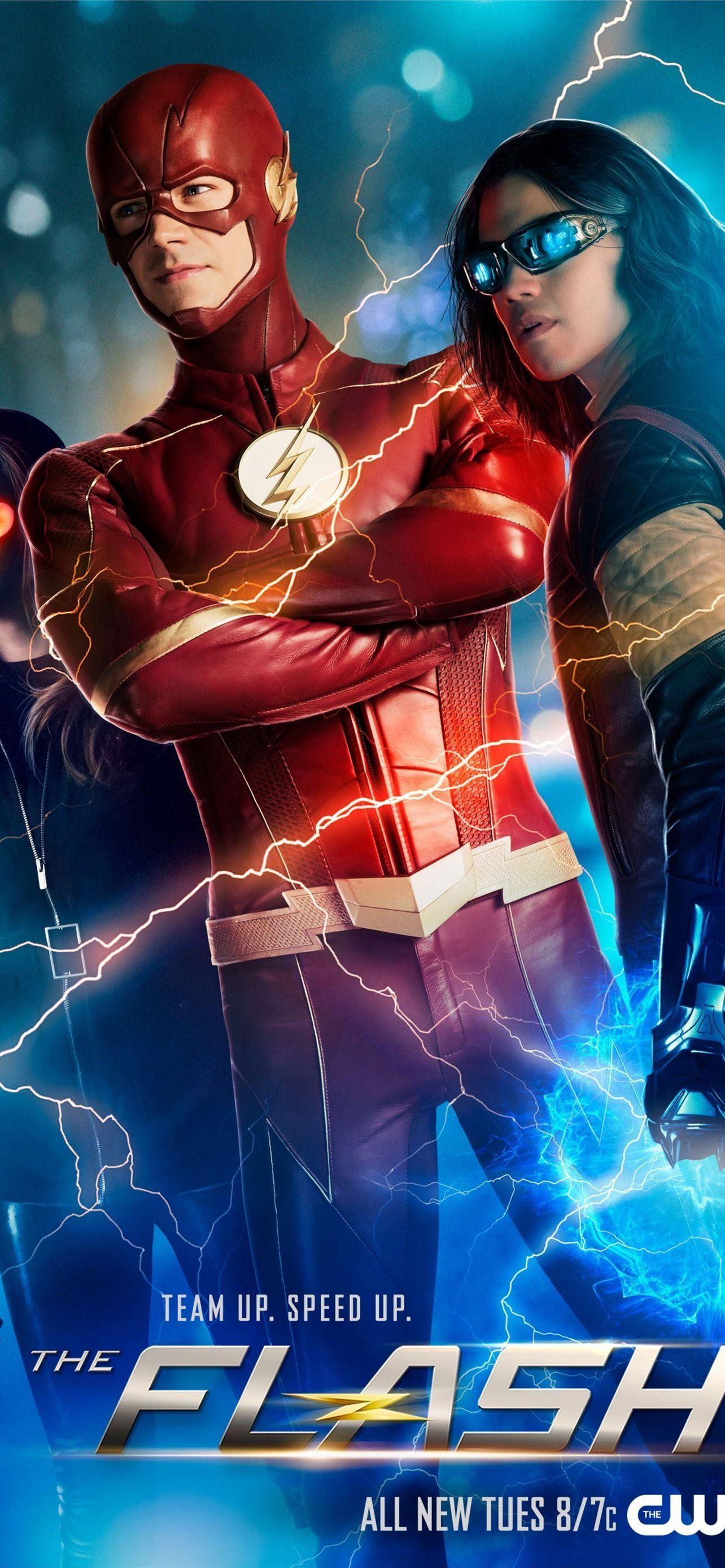 Cool The Flash iPhone 14 Plus Wallpaper 1284x2778