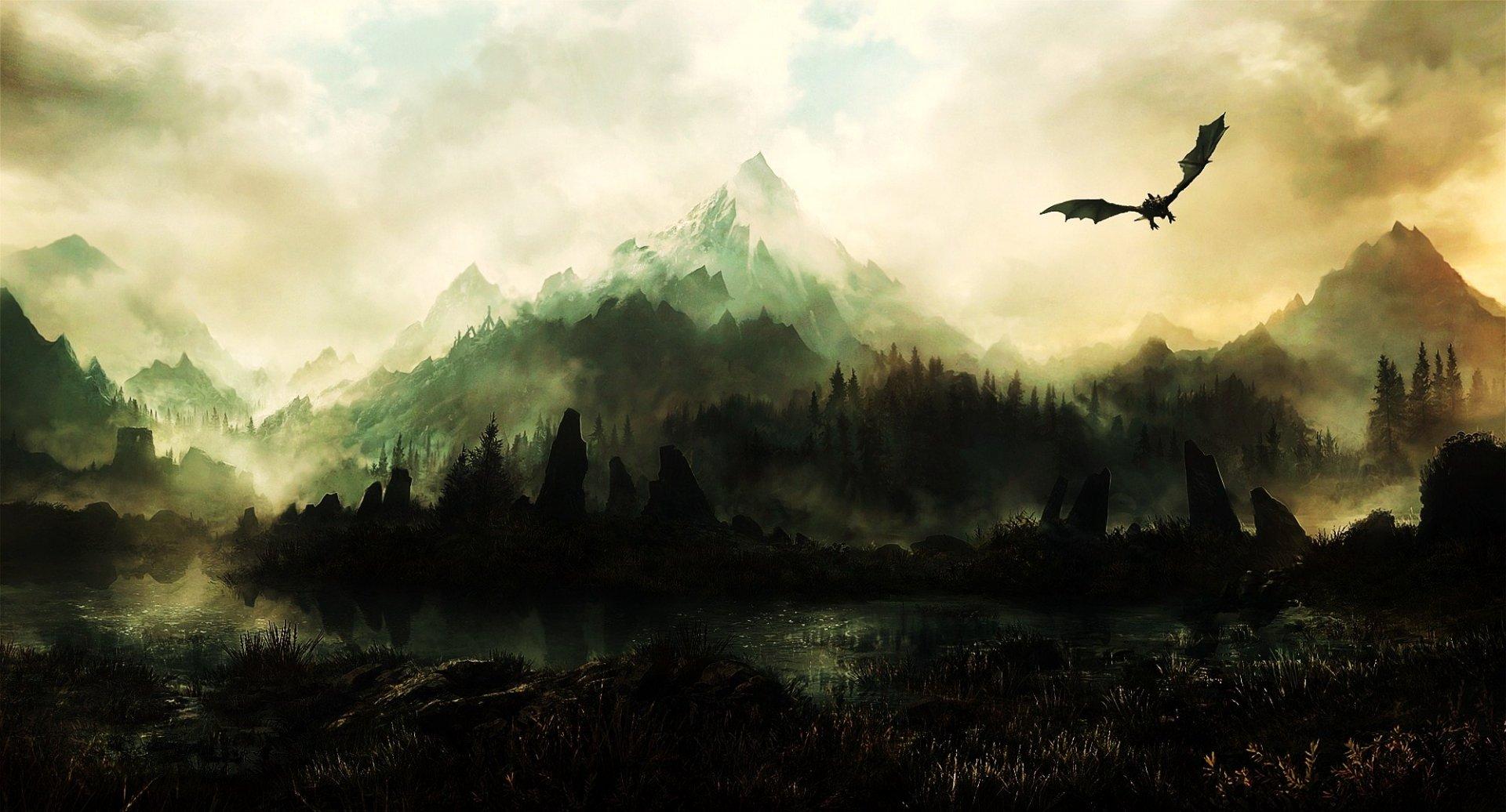 Skyrim Wallpaper Image 1920x1037