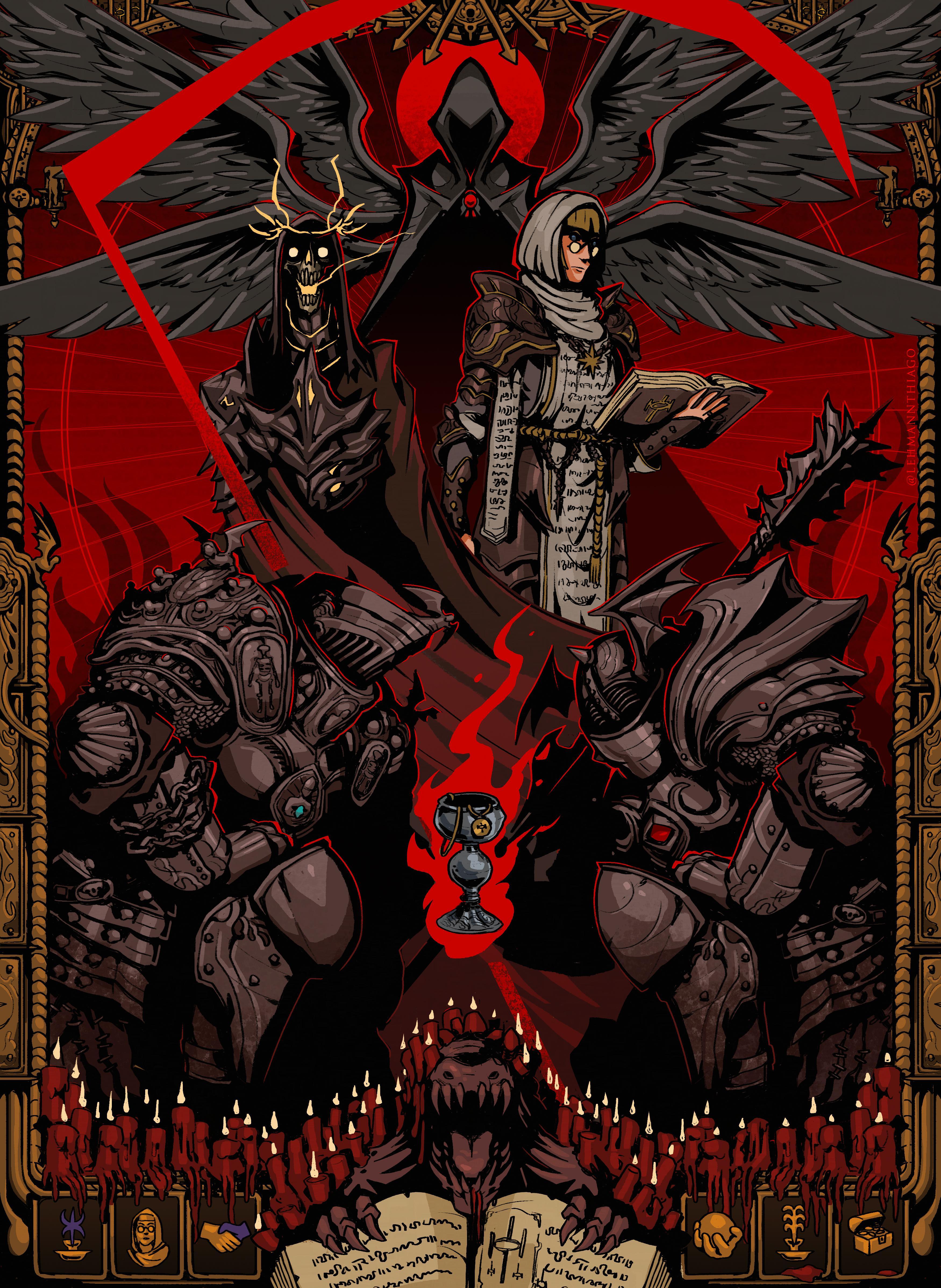 Darkest Dungeon 2 Phone HD Background 3500x4792