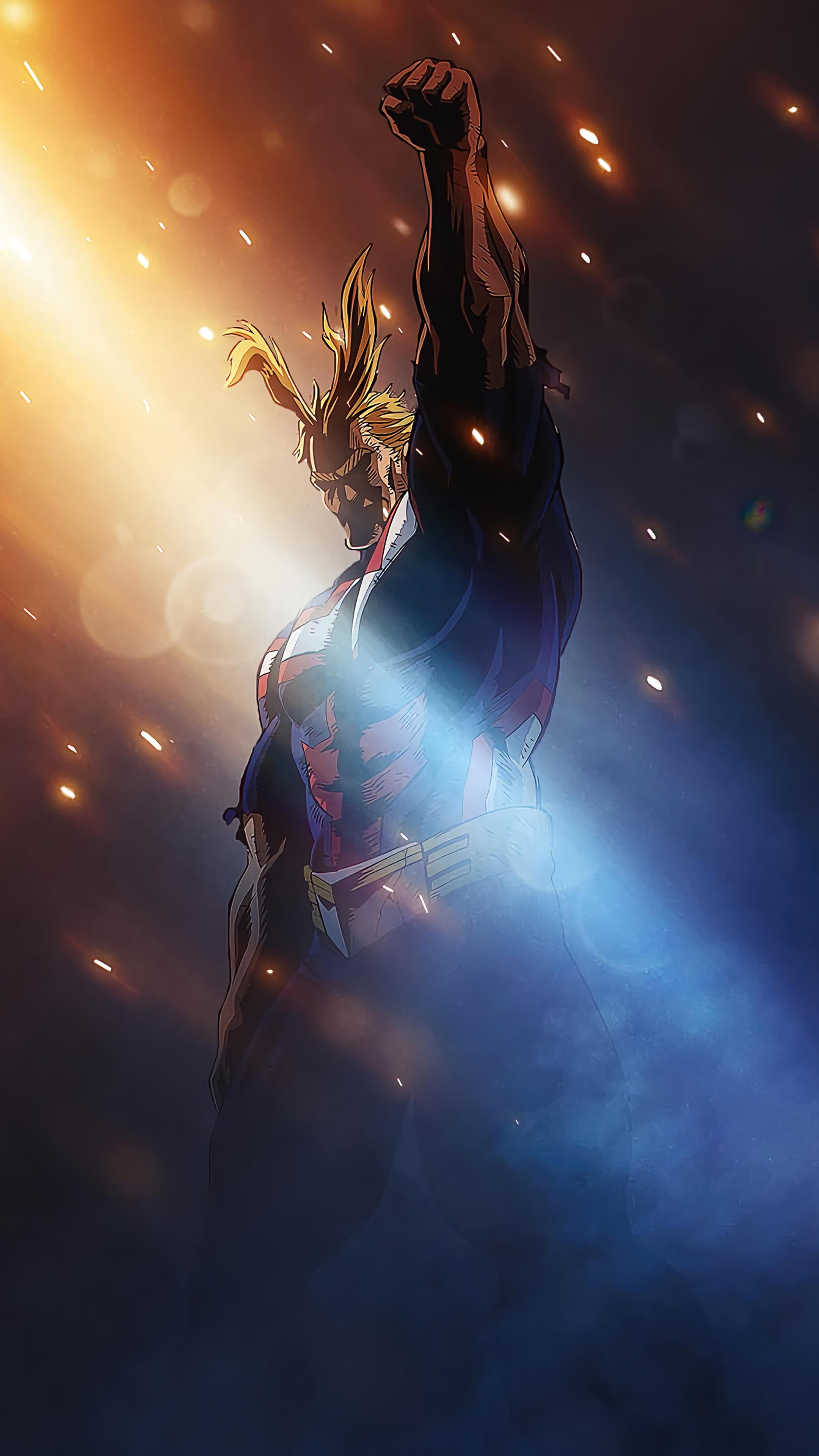 All Might 4k Phone Wallpaper 2160x3840