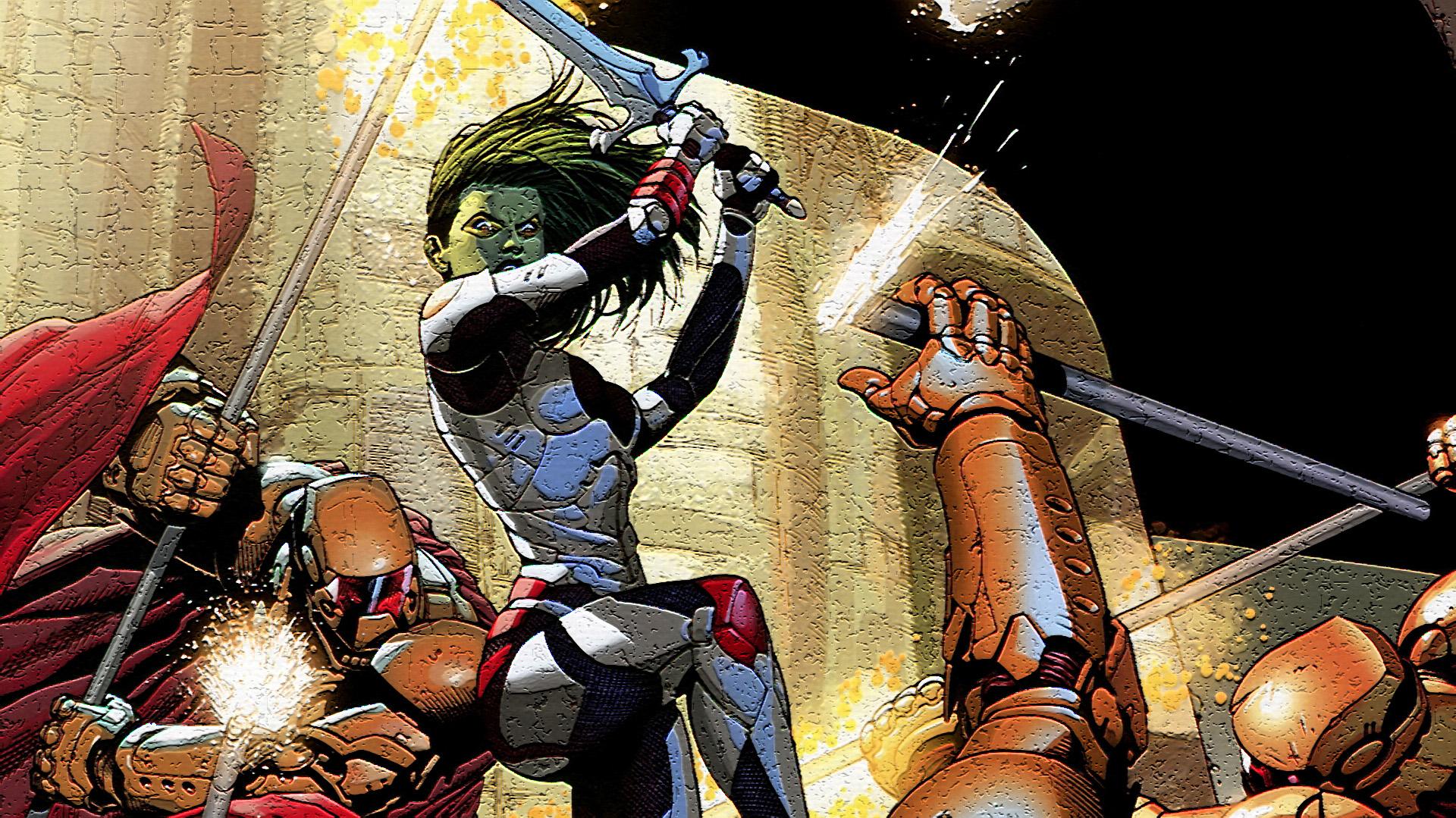 Gamora Full HD 1080p Wallpaper 1920x1080