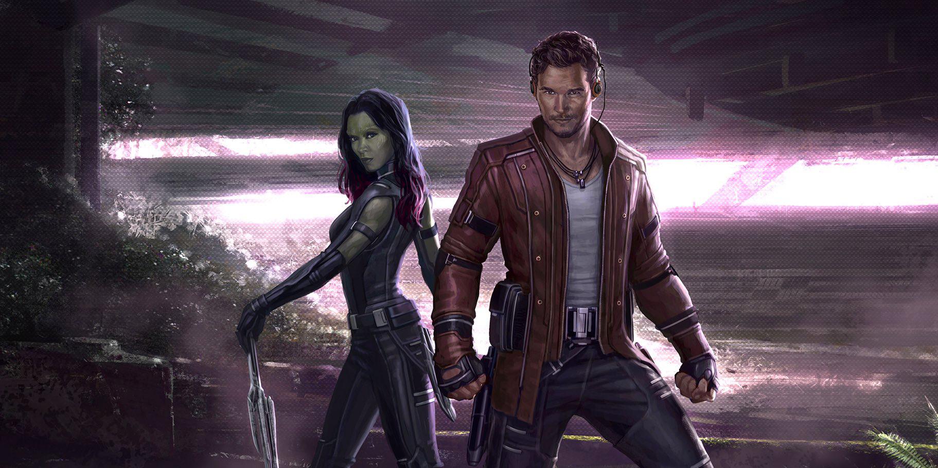 Gamora HD Wallpaper 1823x911