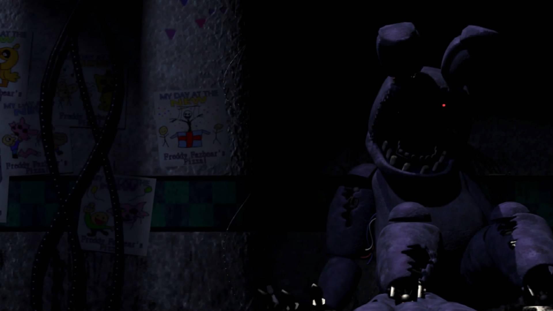 Nightmare Bonnie Full HD 1080p Wallpaper 1920x1080