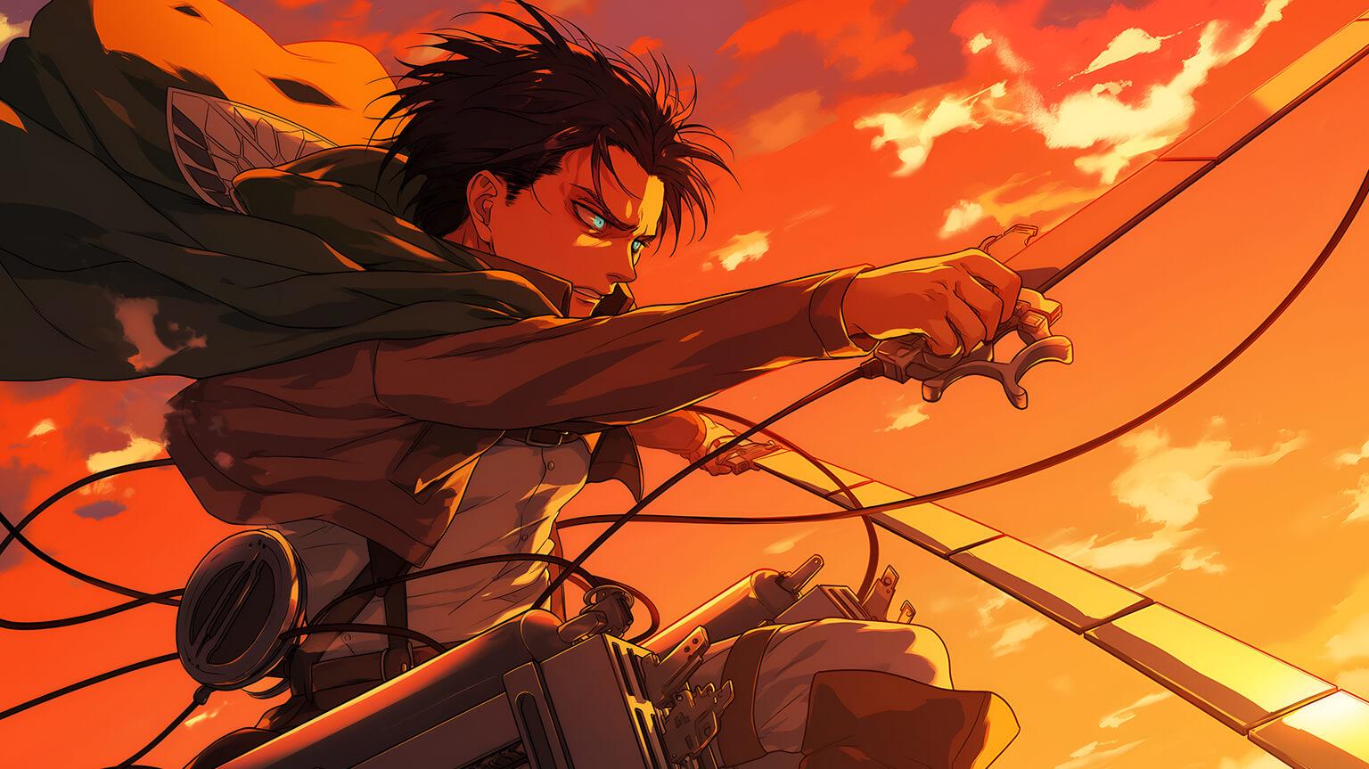 Eren Yeager Desktop HD Wallpaper 1536x864