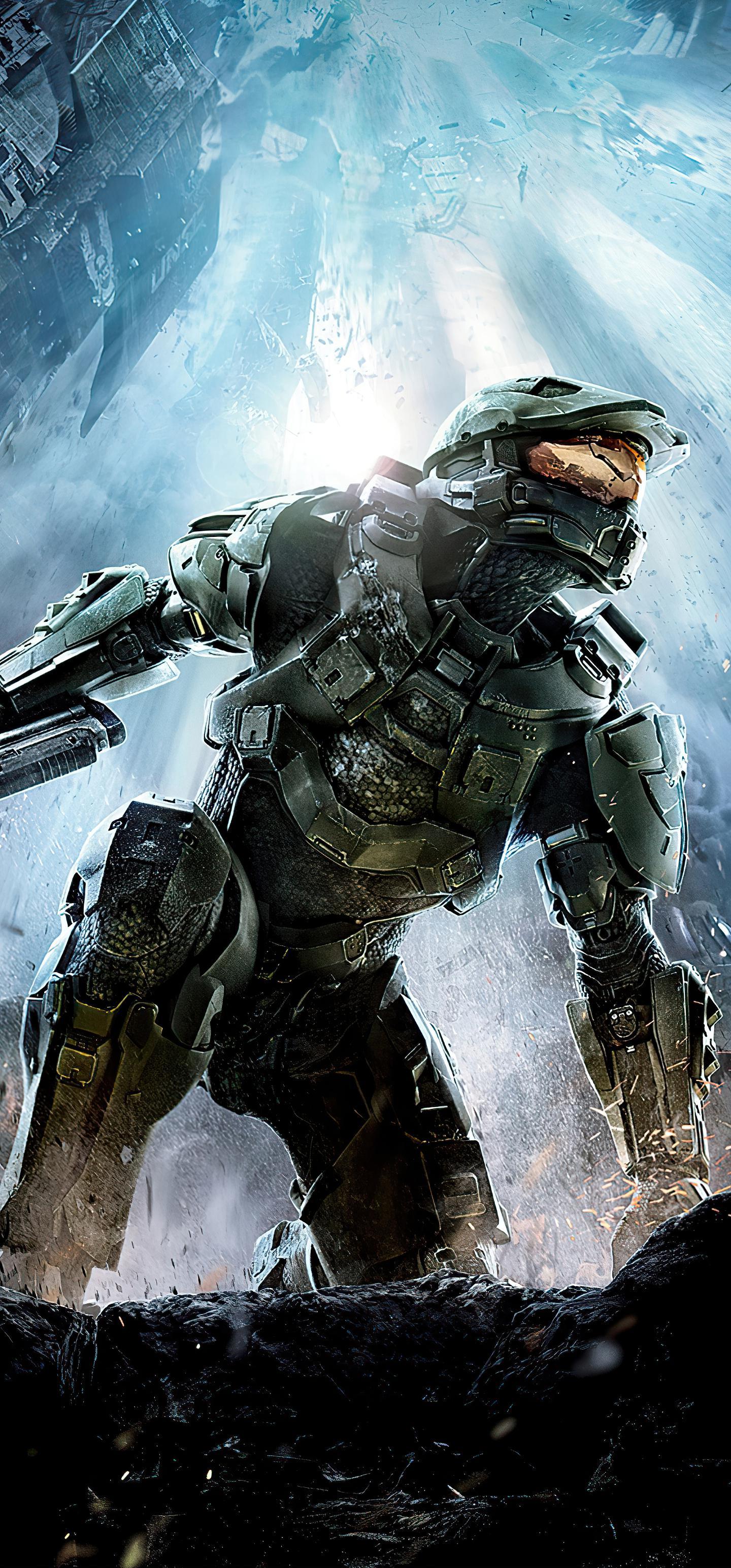 Master Chief Phone Background 1440x3088