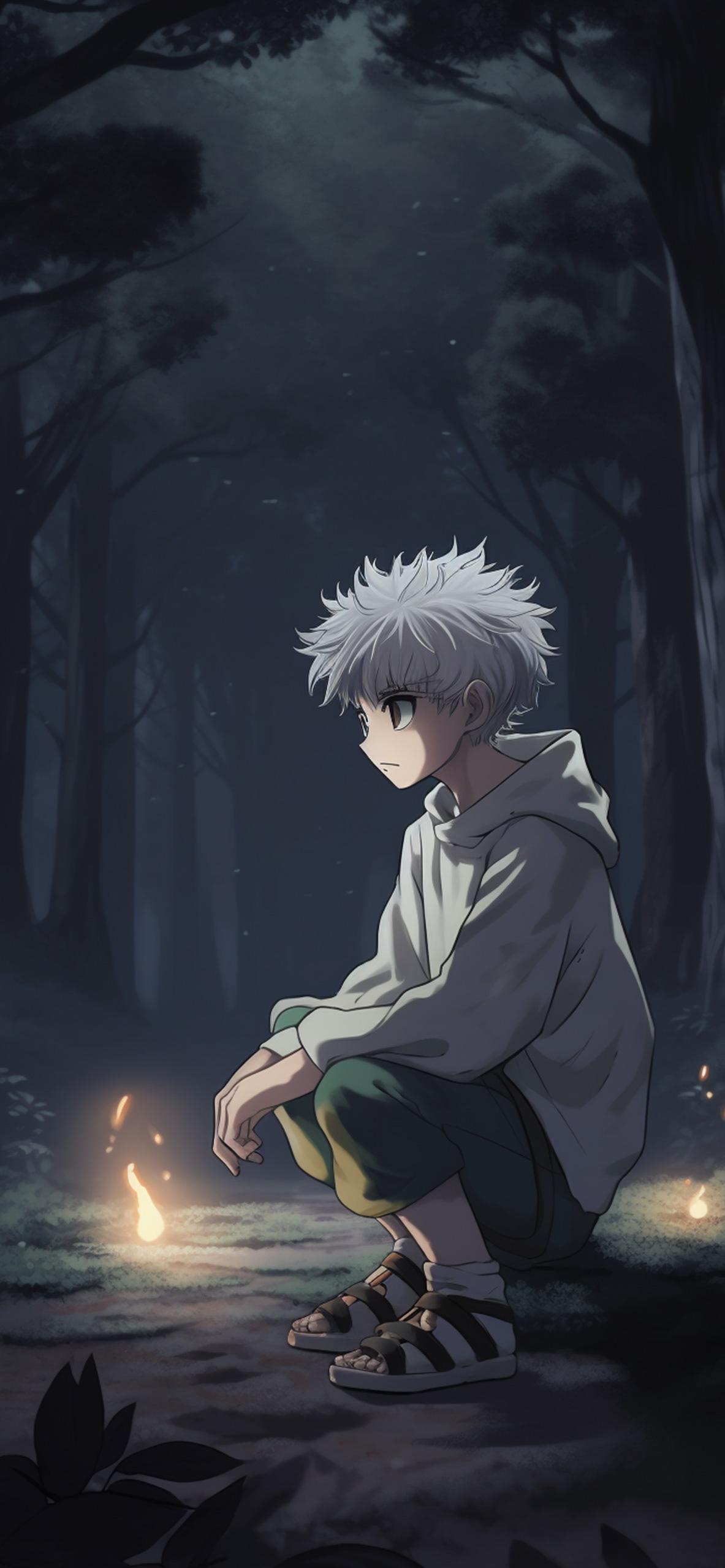 Killua Android Wallpaper Image 1183x2560