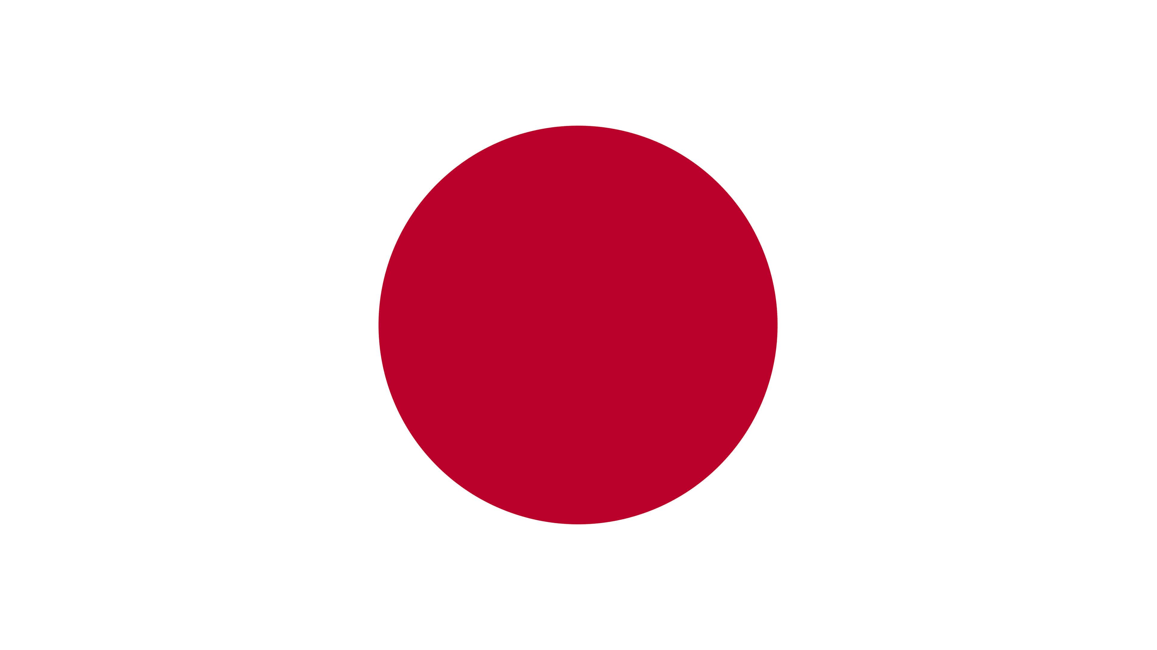 Japan Flag 4k UHD Wallpaper 3840x2160