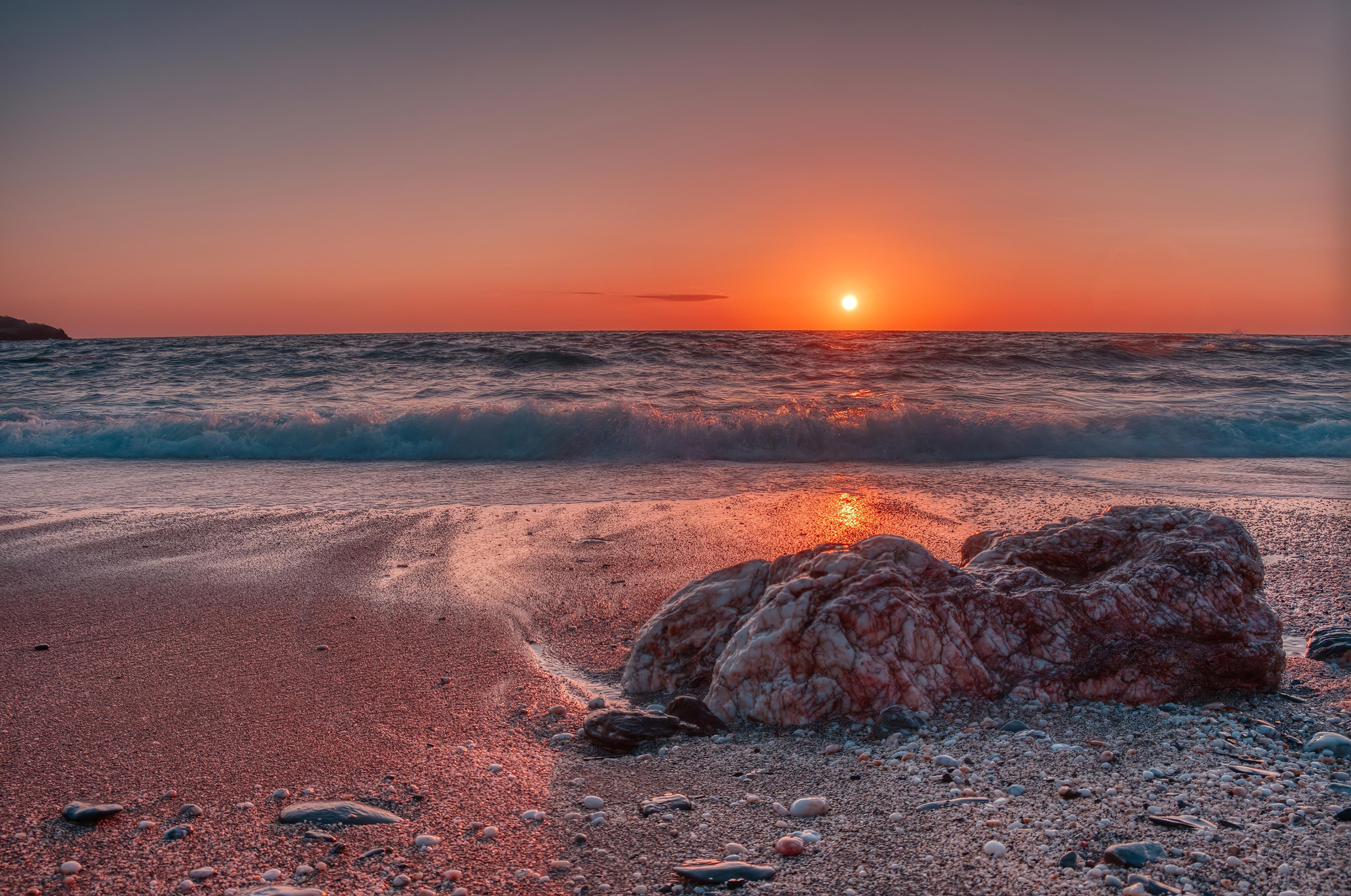 Ocean Sunset MacBook Background 3840x2548