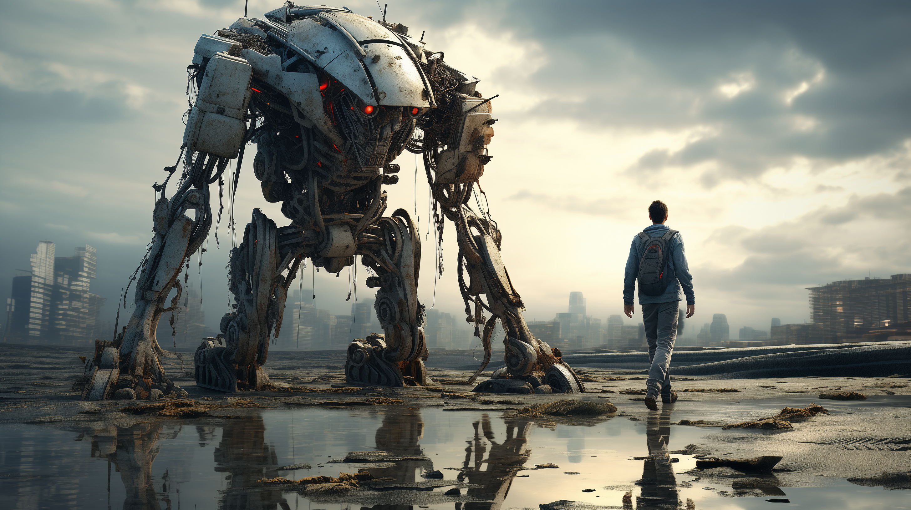 Mech HD Wallpaper 2912x1632