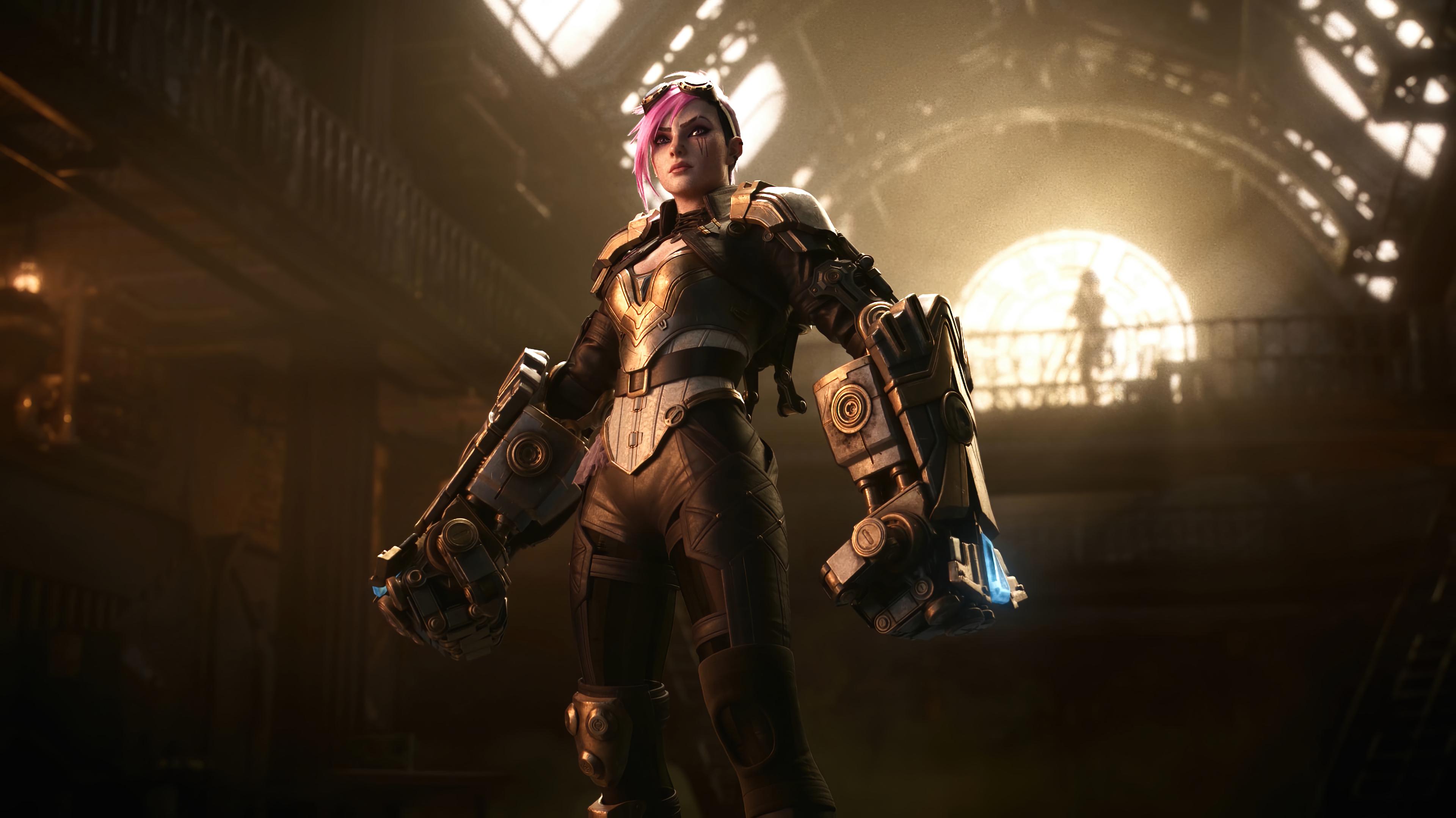 Vi League Of Legends 4k UHD Wallpaper 3840x2160