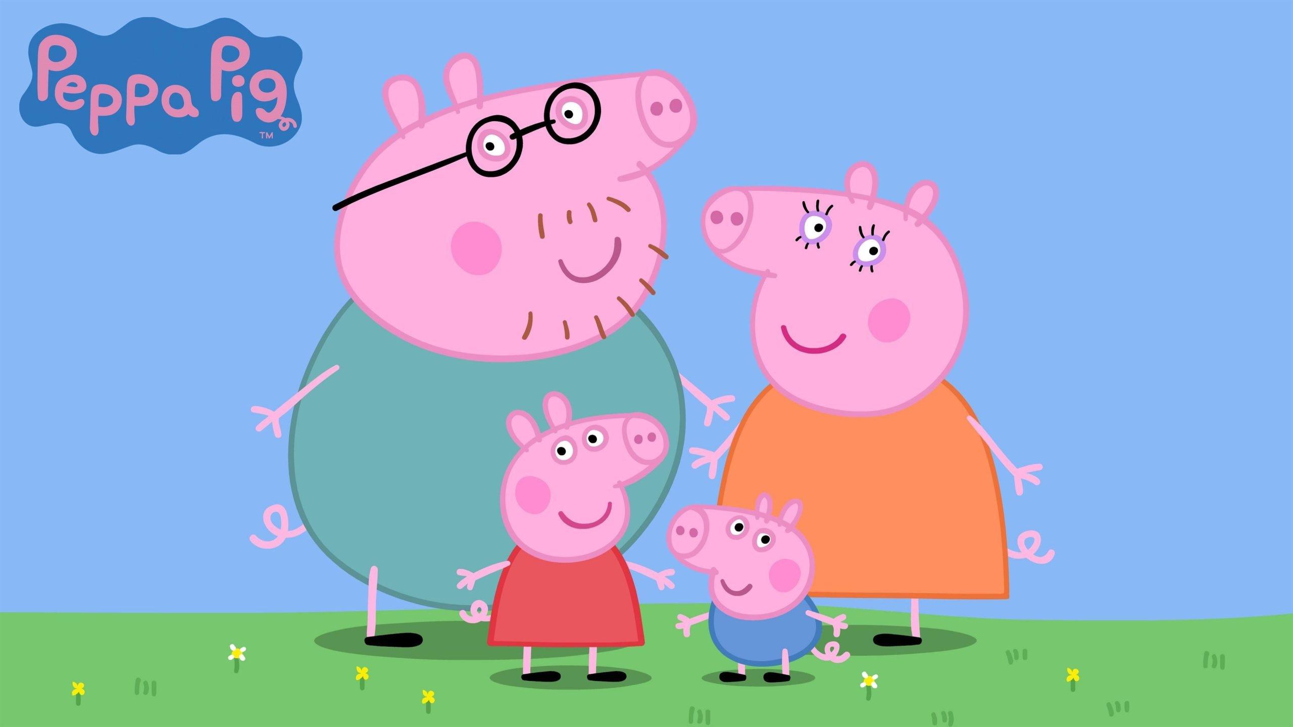 Peppa Pig 2k QHD Wallpaper 2560x1440